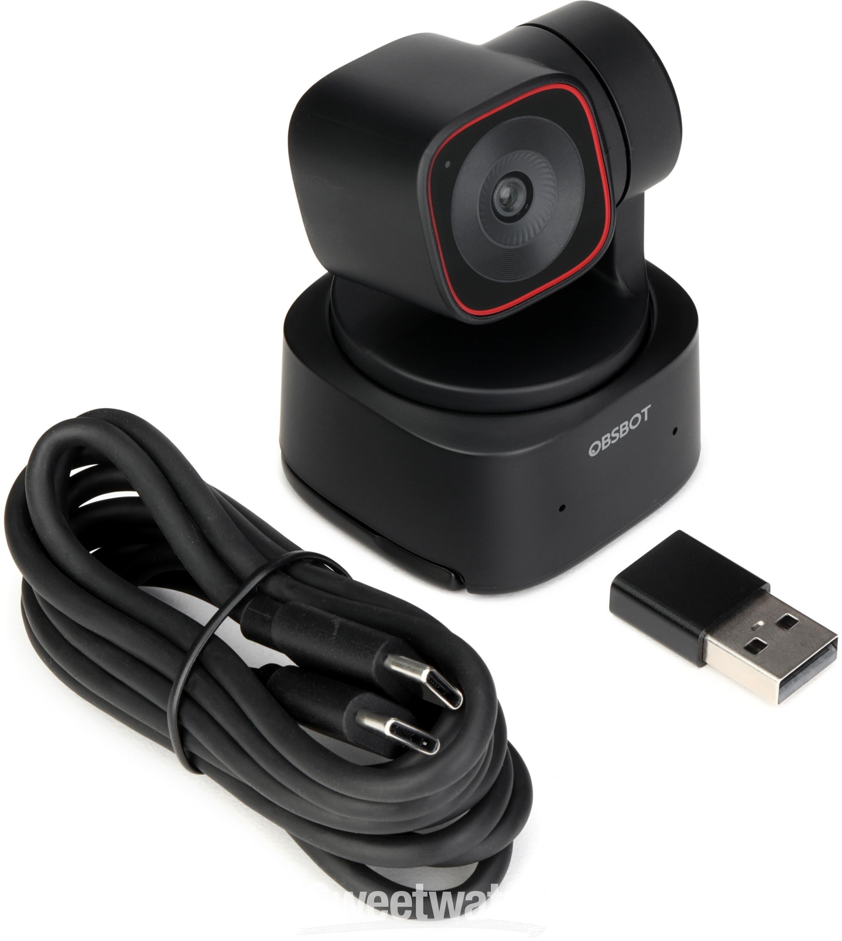 OBSBOT Tiny 2 Lite 4K PTZ Webcam | Sweetwater