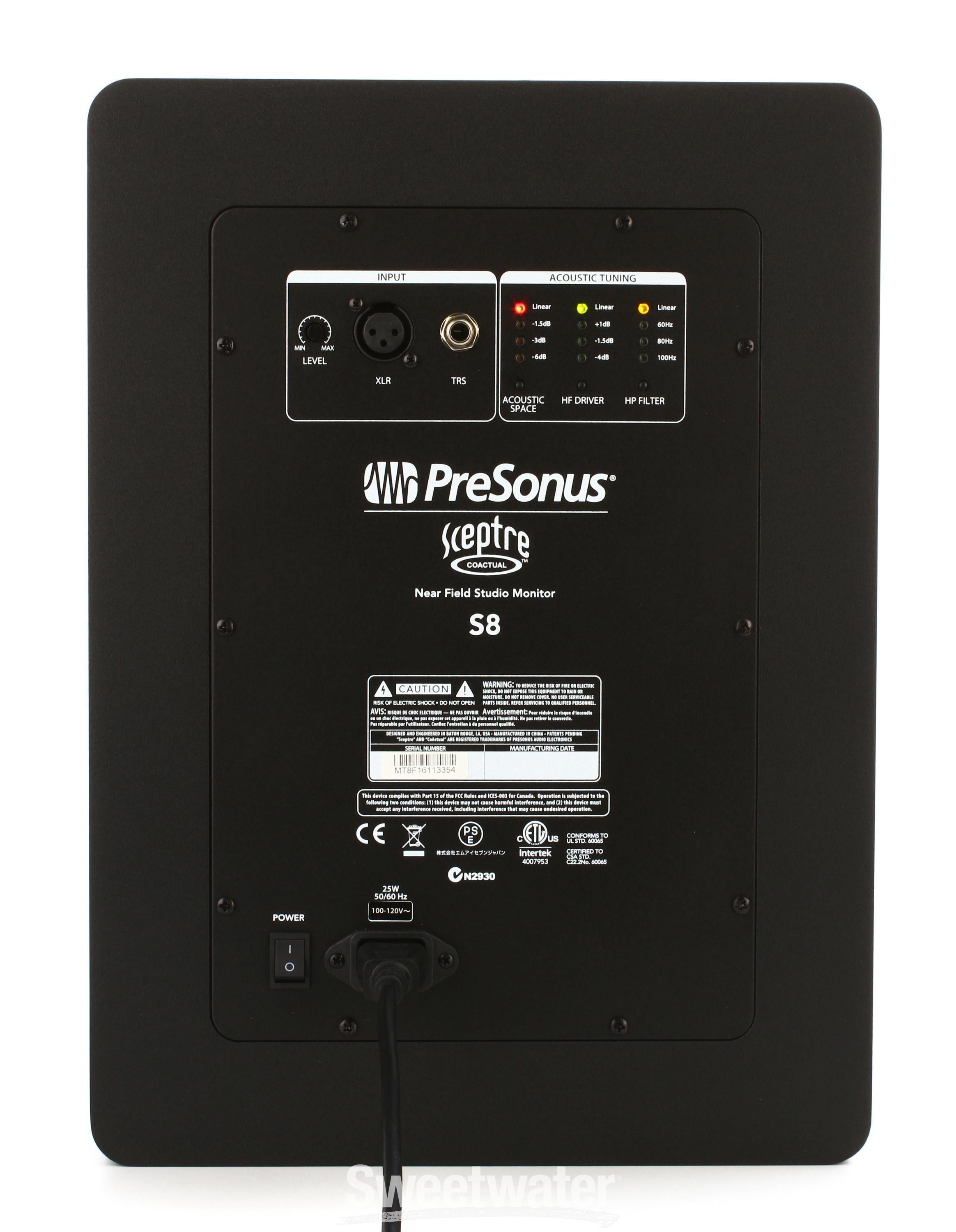 PreSonus Sceptre S8 8 inch Powered Monitor Reviews | Sweetwater