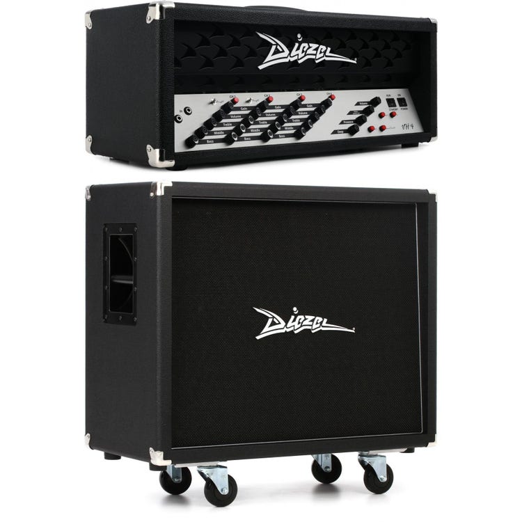 Diezel VH4 100-watt 4-channel Tube Head with 200-watt 2x12 Cabinet  