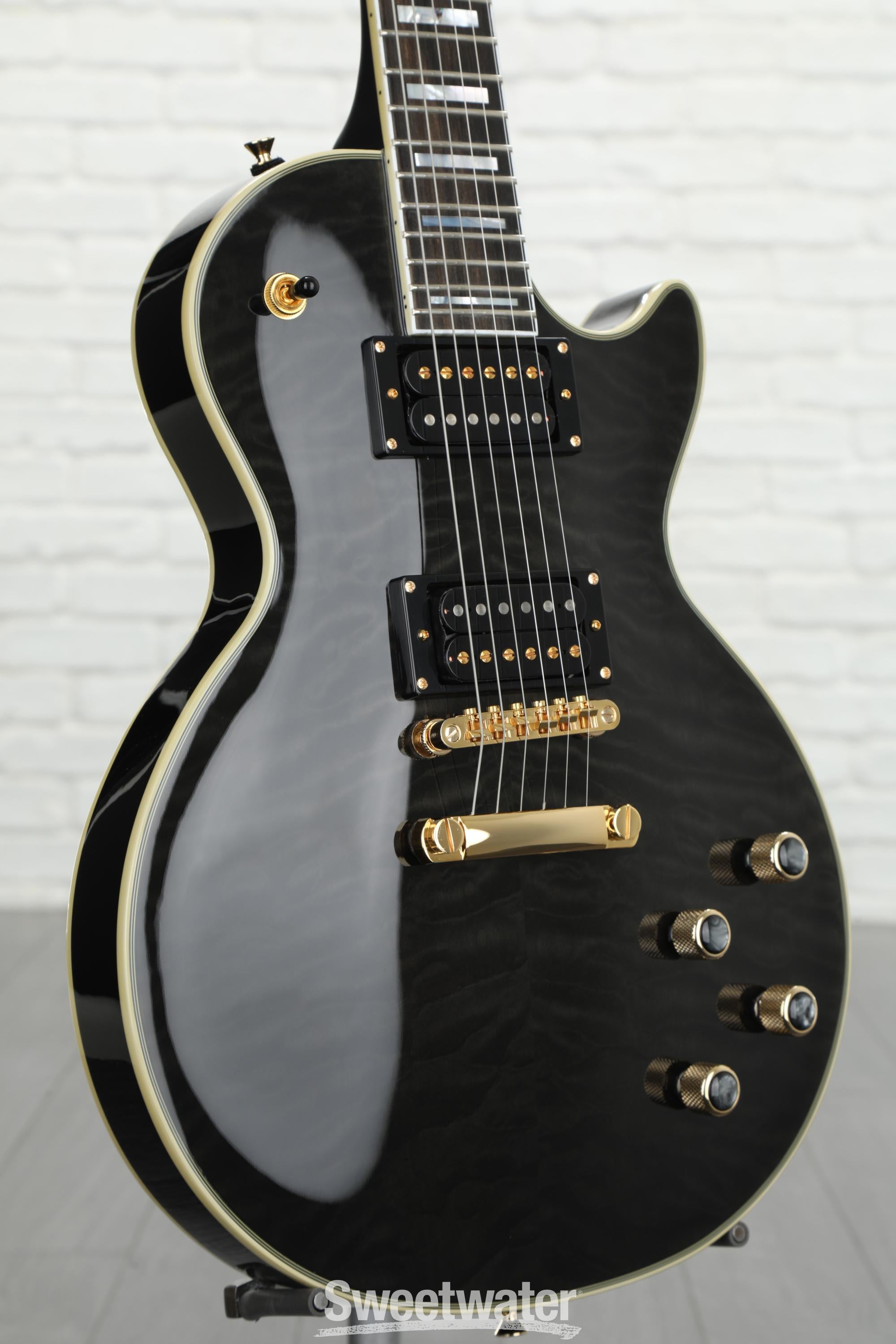 Epiphone Prophecy Les Paul Custom GX Plus - Midnight Ebony