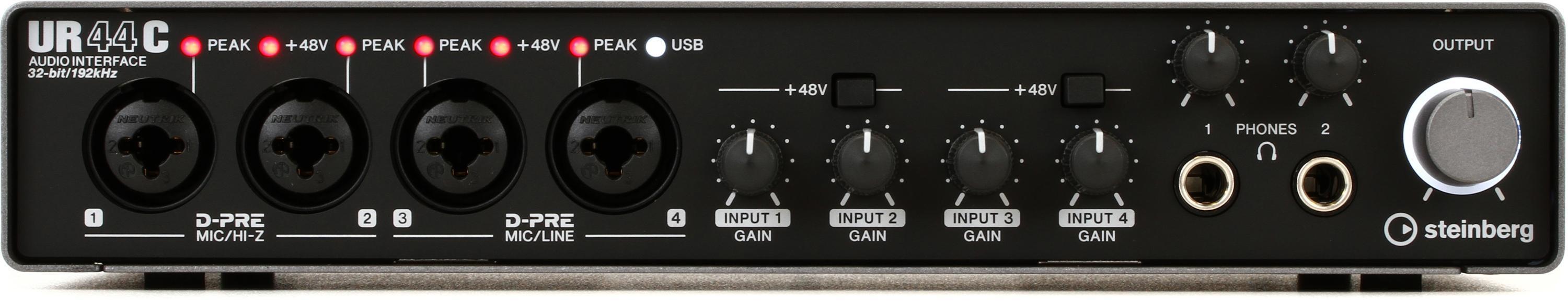 Steinberg UR44C USB Audio Interface | Sweetwater