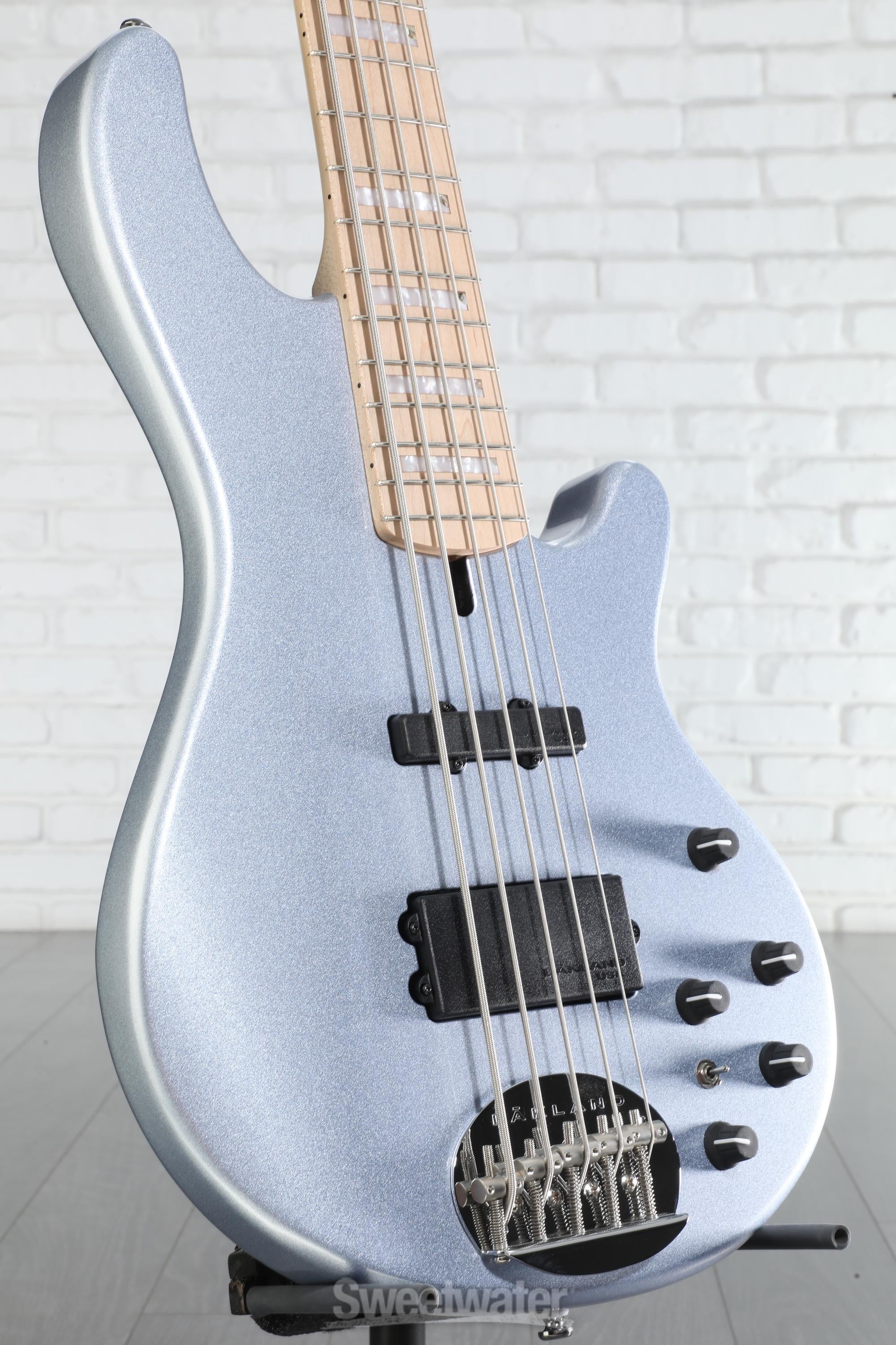 Lakland Skyline 55-02 Custom Bass Guitar - Ice Blue Metallic with