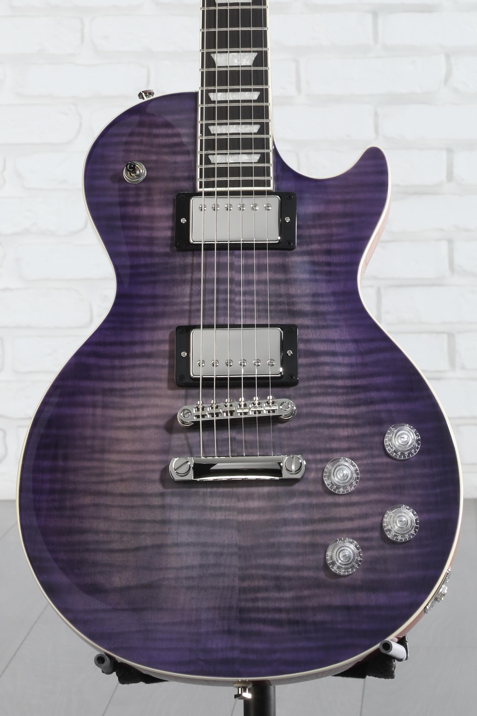 【極美品】Epiphone Les Paul Standard Purple Epiphone Les Paul Modern Figured Electric Guitar - Purple