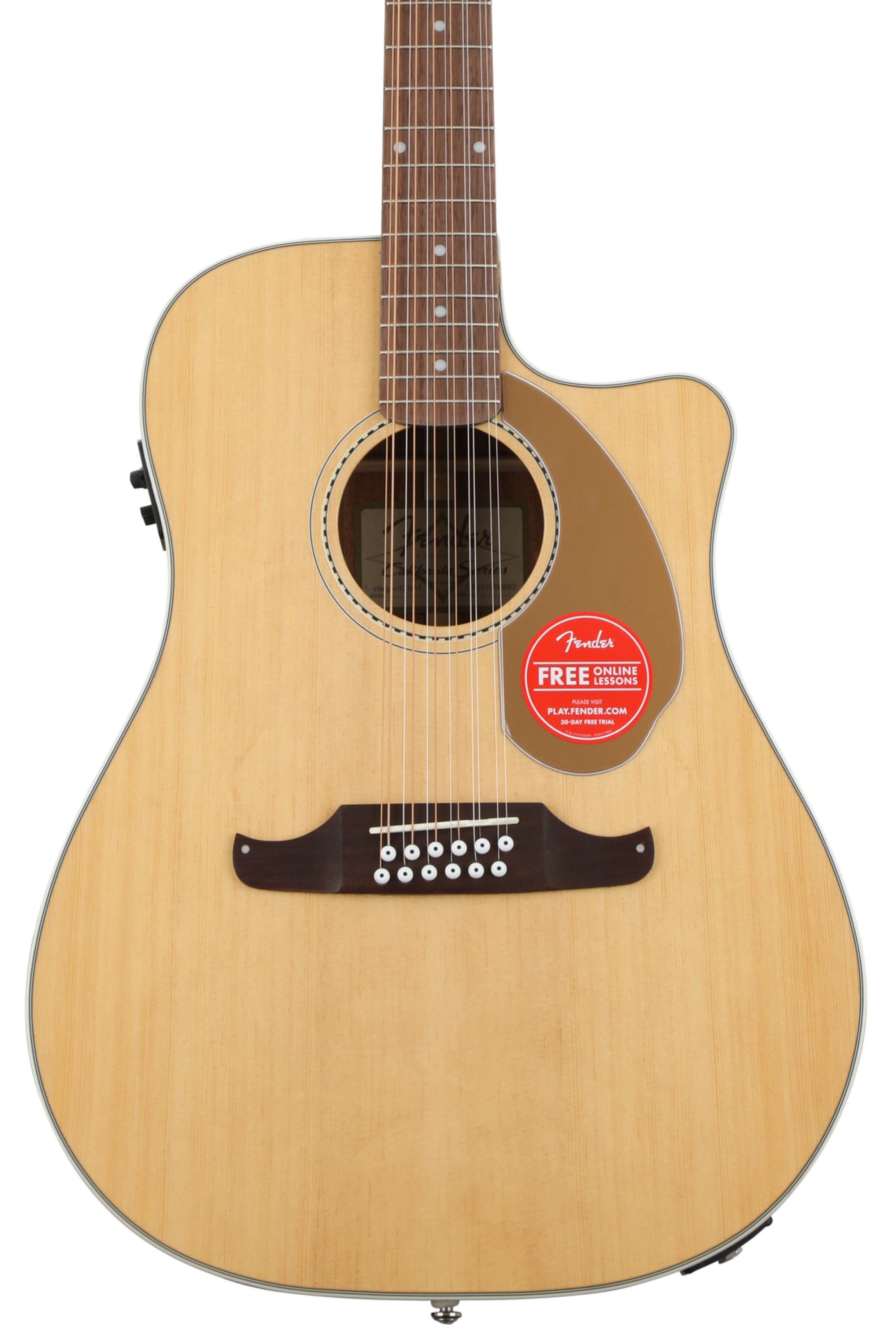 Fender Villager 12-string - Natural with Walnut Fingerboard