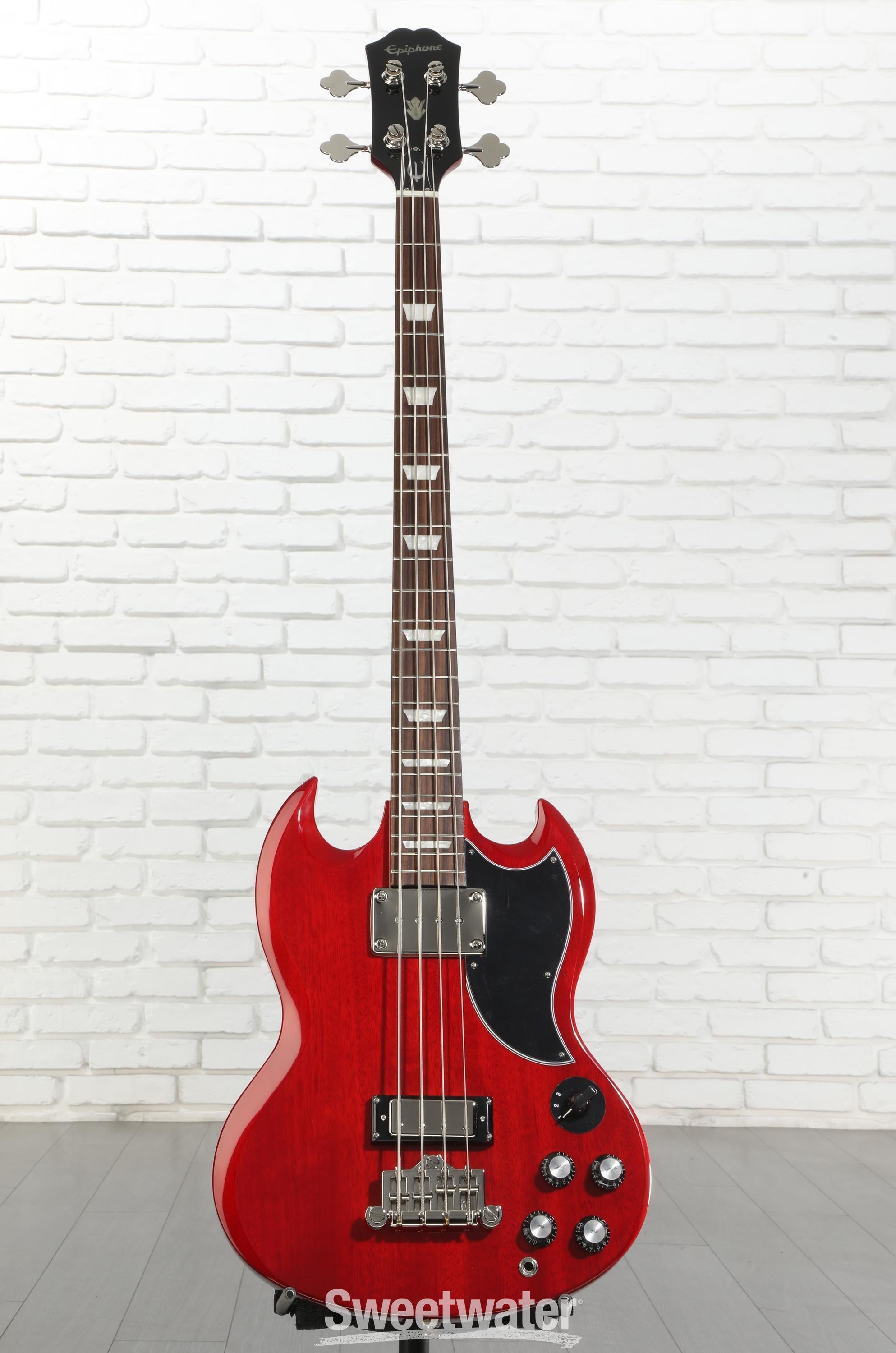 Epiphone EB-3 Bass Guitar - Cherry | Sweetwater
