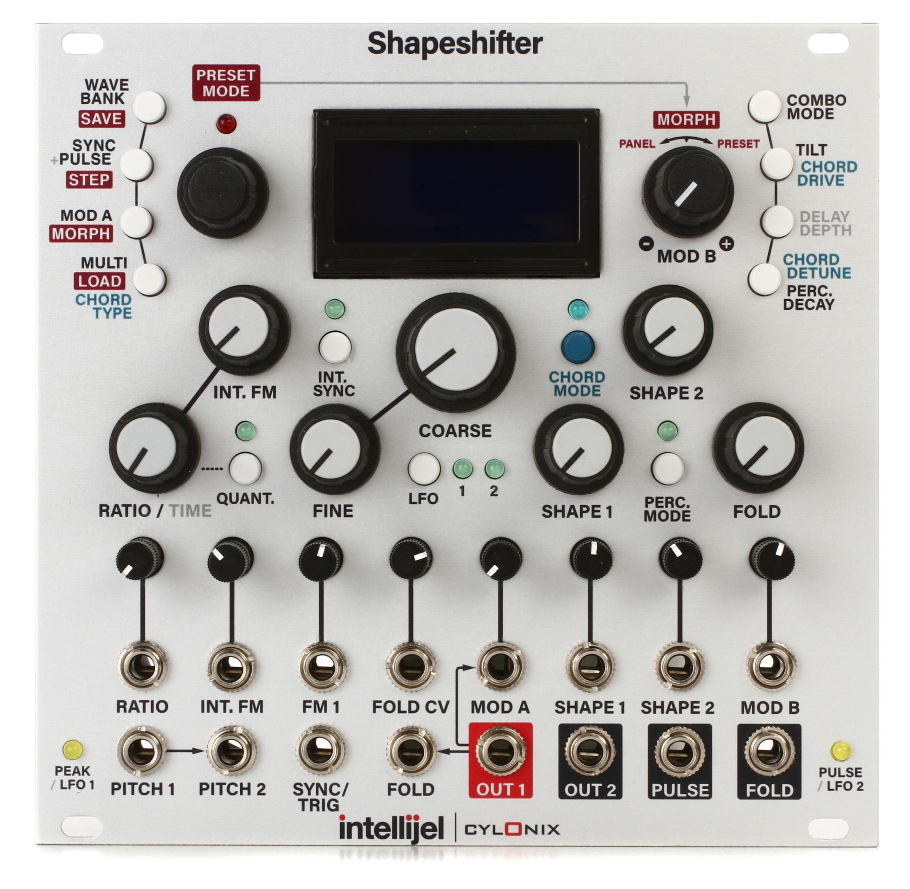 Intellijel Cylonix Shapeshifter Eurorack Wavetable VCO Module