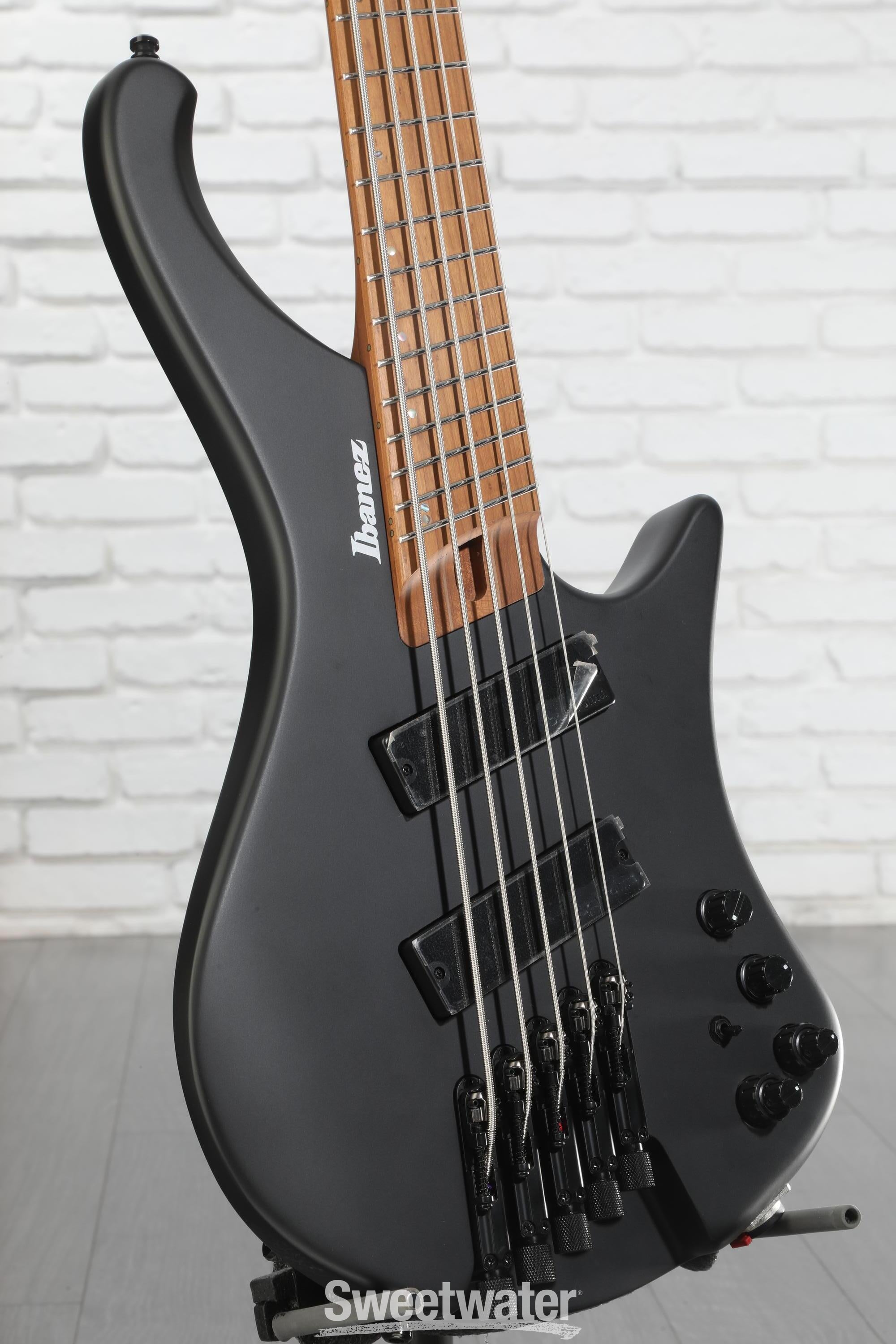 Ibanez Bass Workshop EHB1005MS Bass Guitar - Black Flat