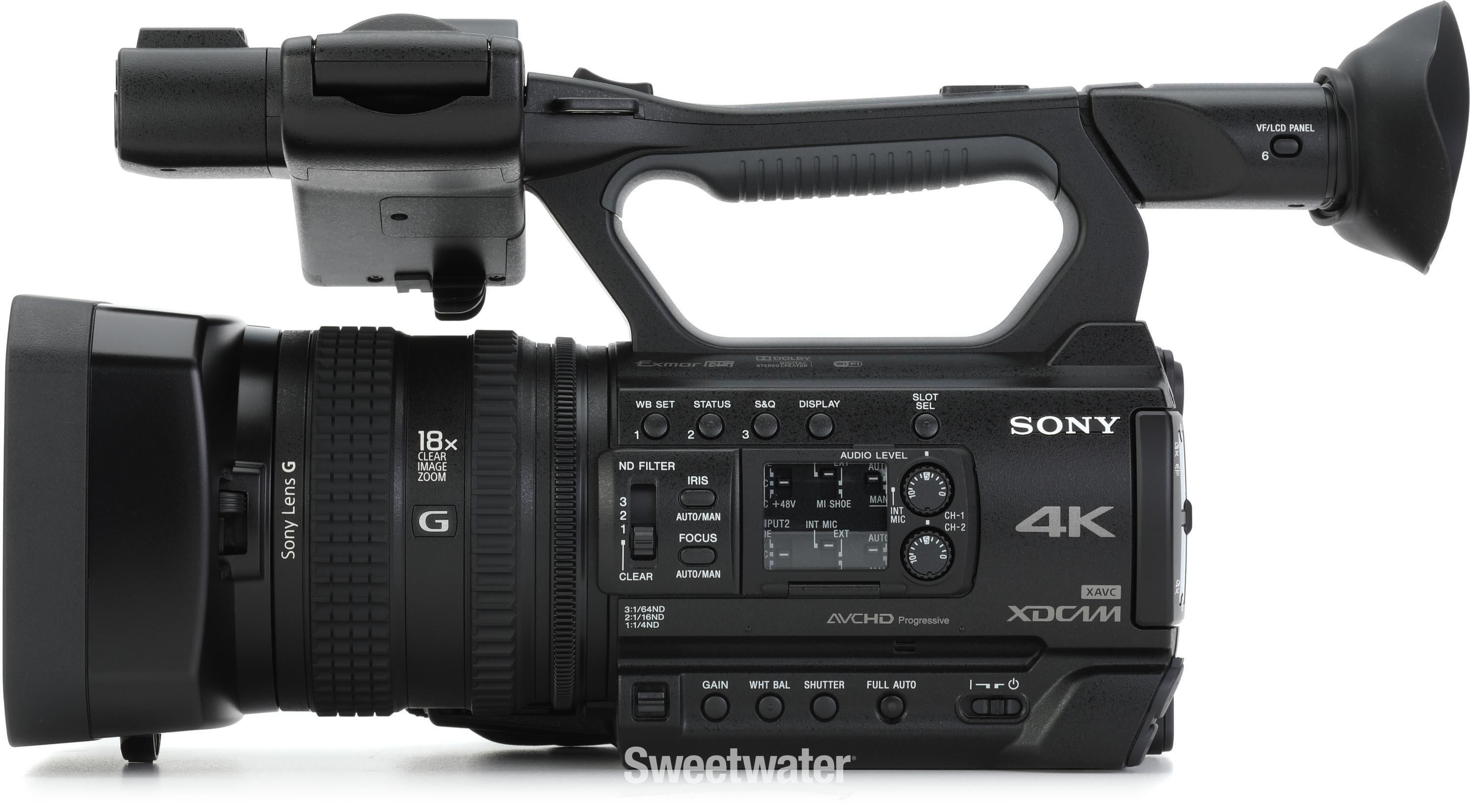 Sony PXW-Z150 4K HDR Handheld Camcorder | Sweetwater