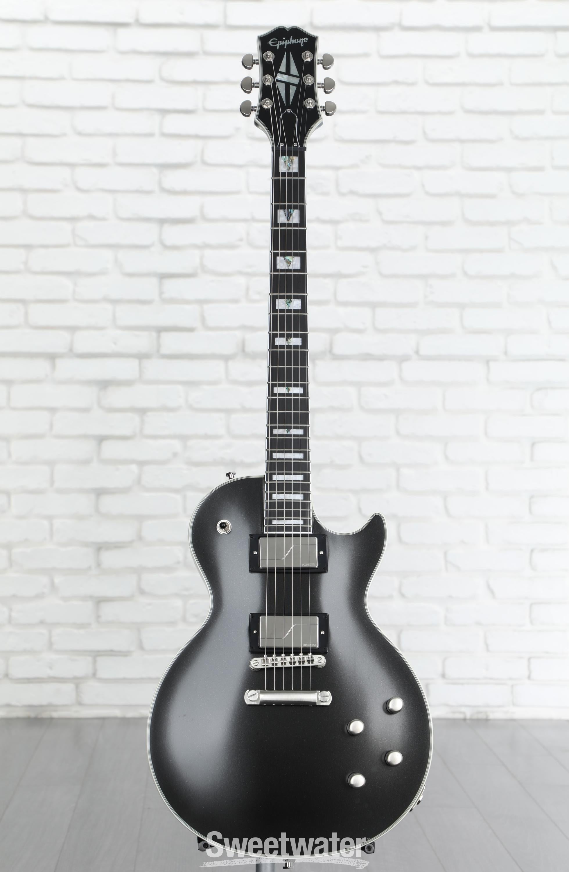 Epiphone Les Paul Prophecy Electric Guitar - Aged Jet Black Metallic