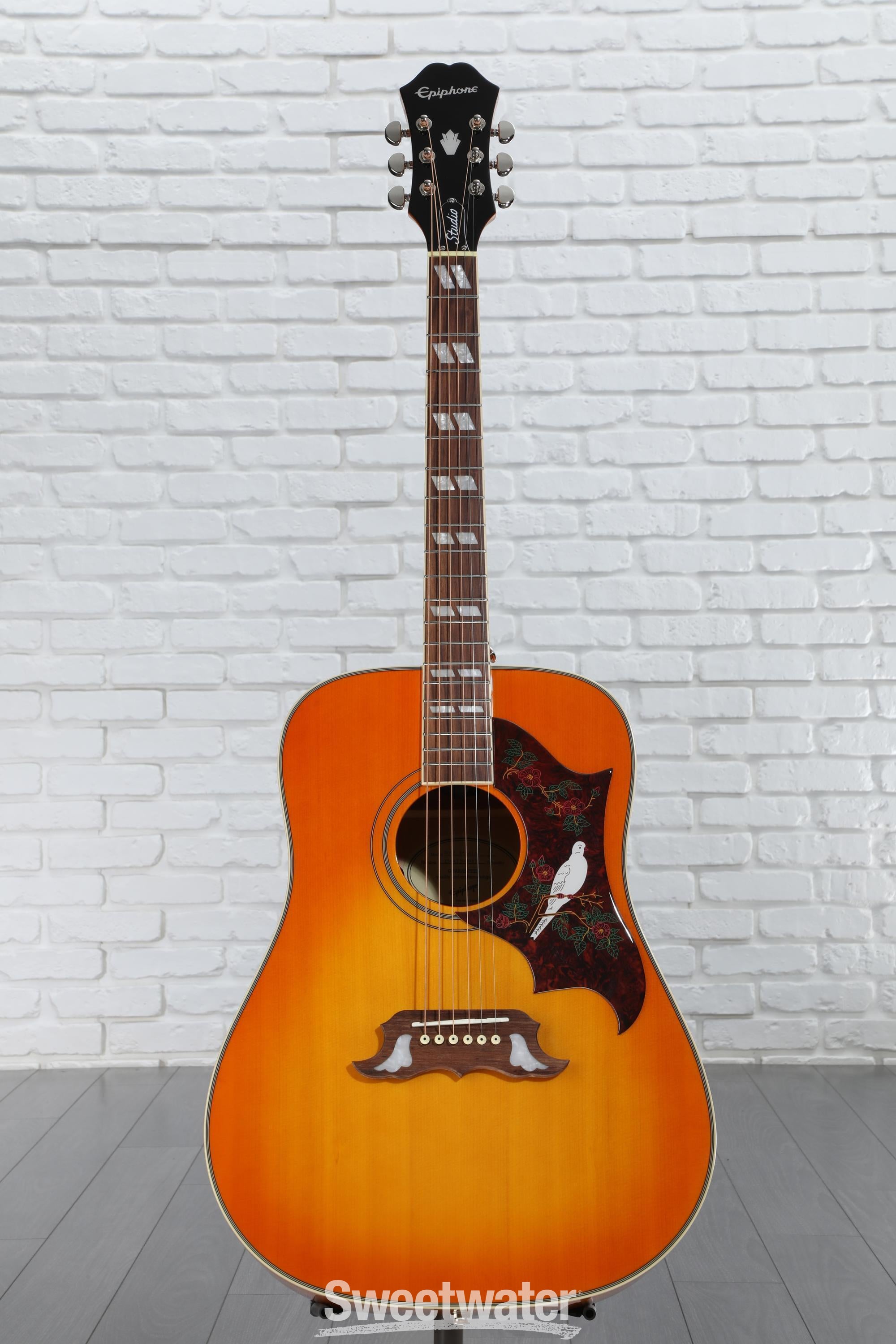 Epiphone Dove Studio Acoustic-electric Guitar - Violin Burst
