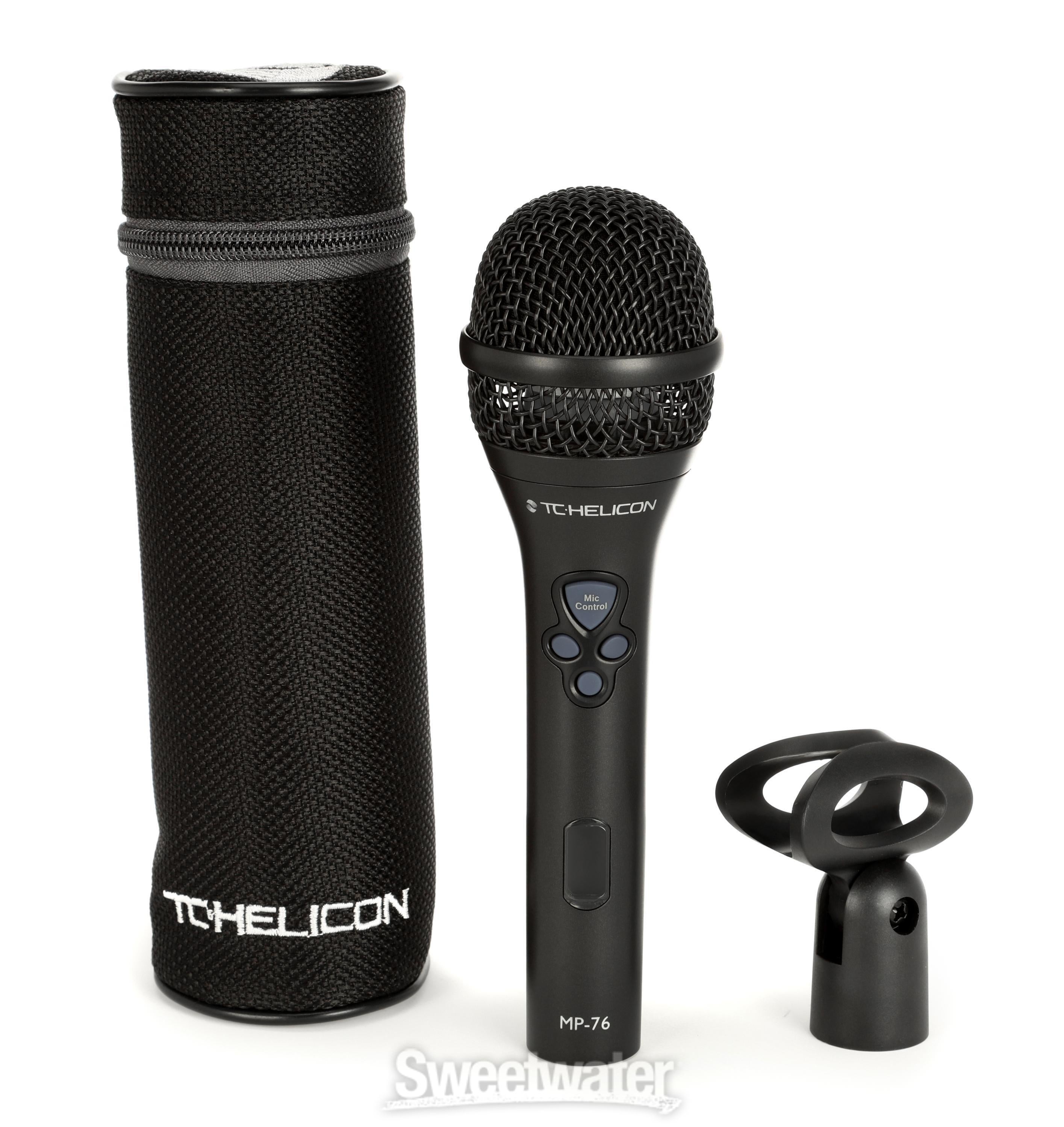 TC-Helicon MP-76 Dynamic Microphone with FX Control | Sweetwater