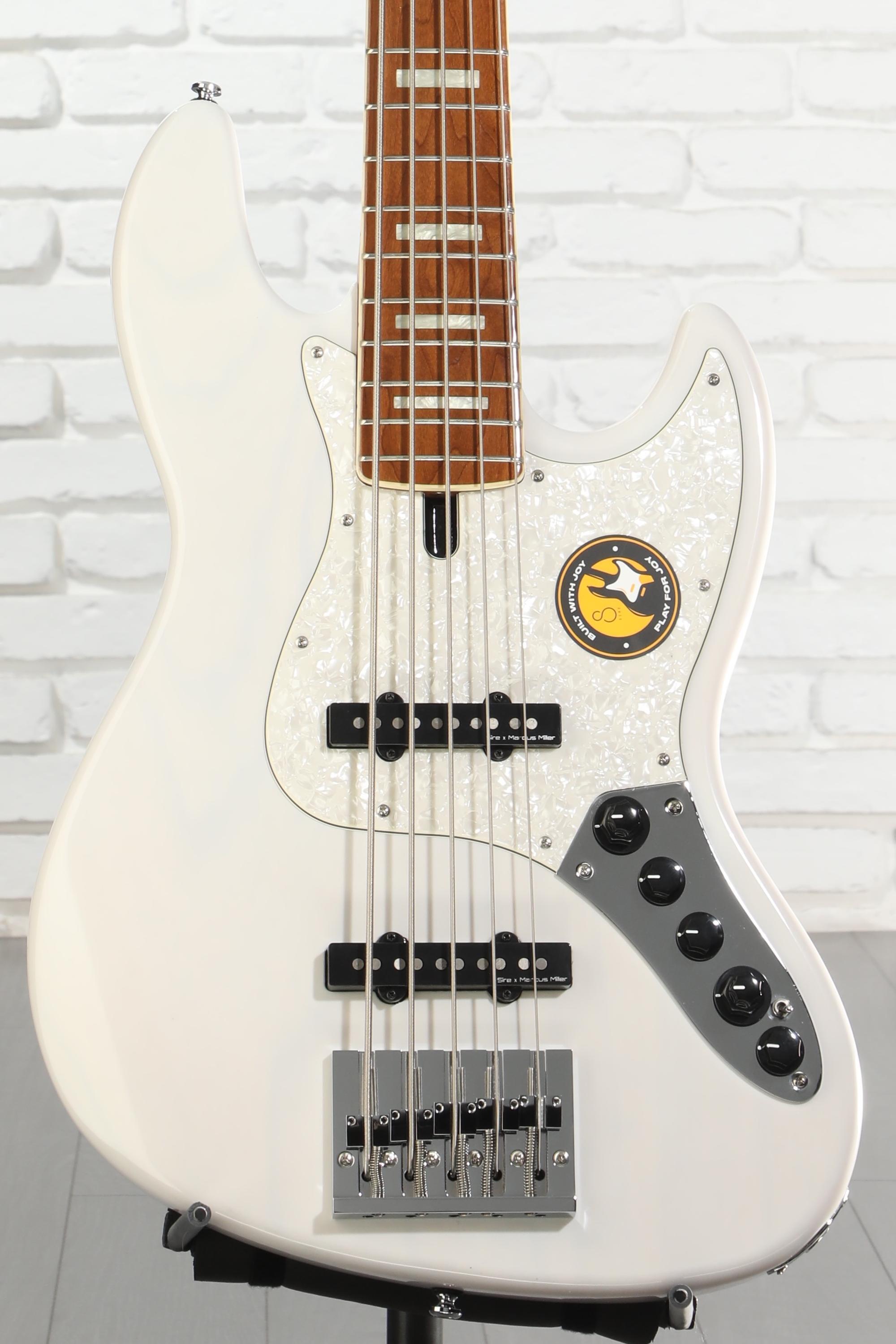 Sire Marcus Miller V8 5-string Electric Bass - White Blonde