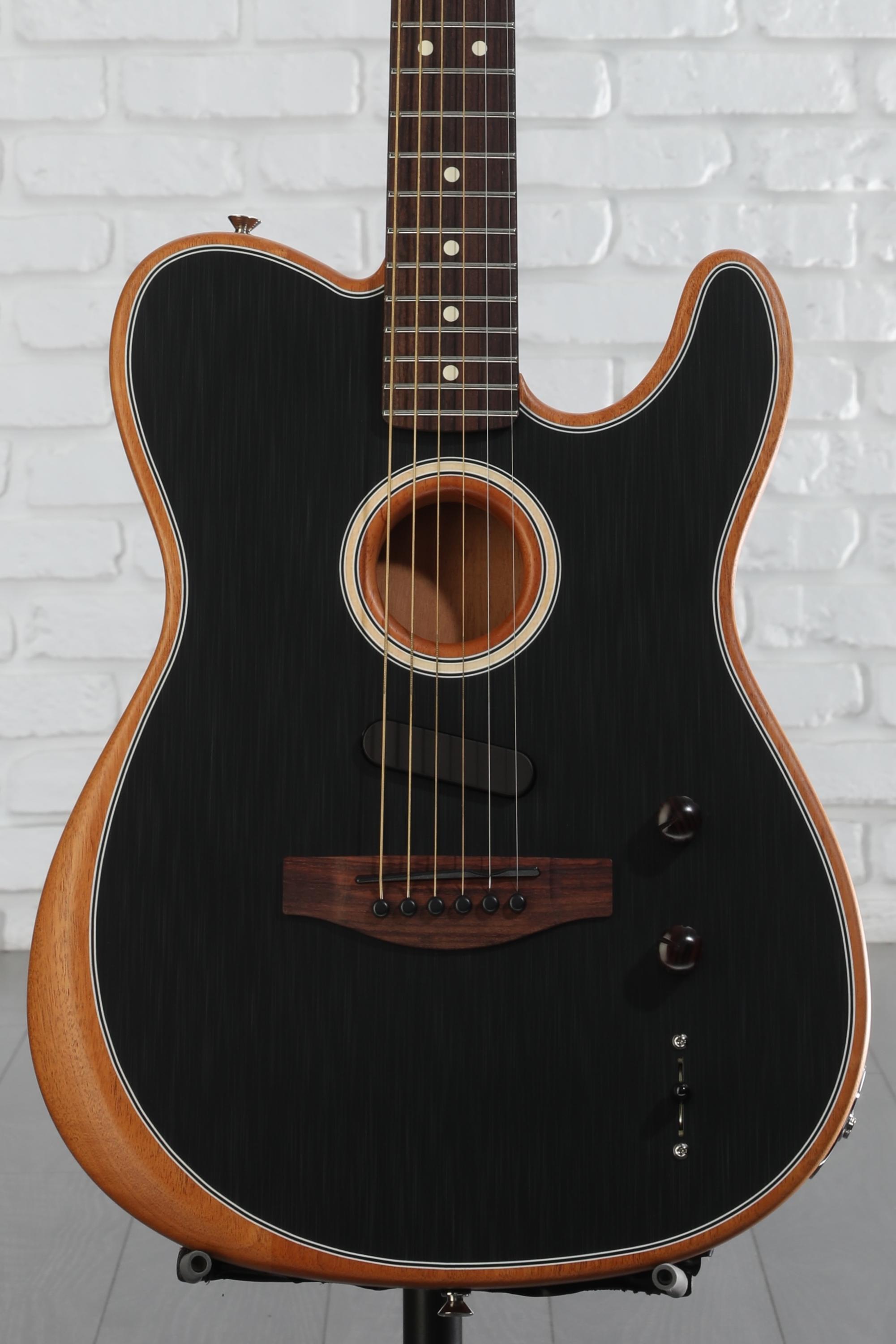 ギター Acoustasonic Player Telecaster Black Fender Acoustasonic Player Telecaster Acoustic-Electric