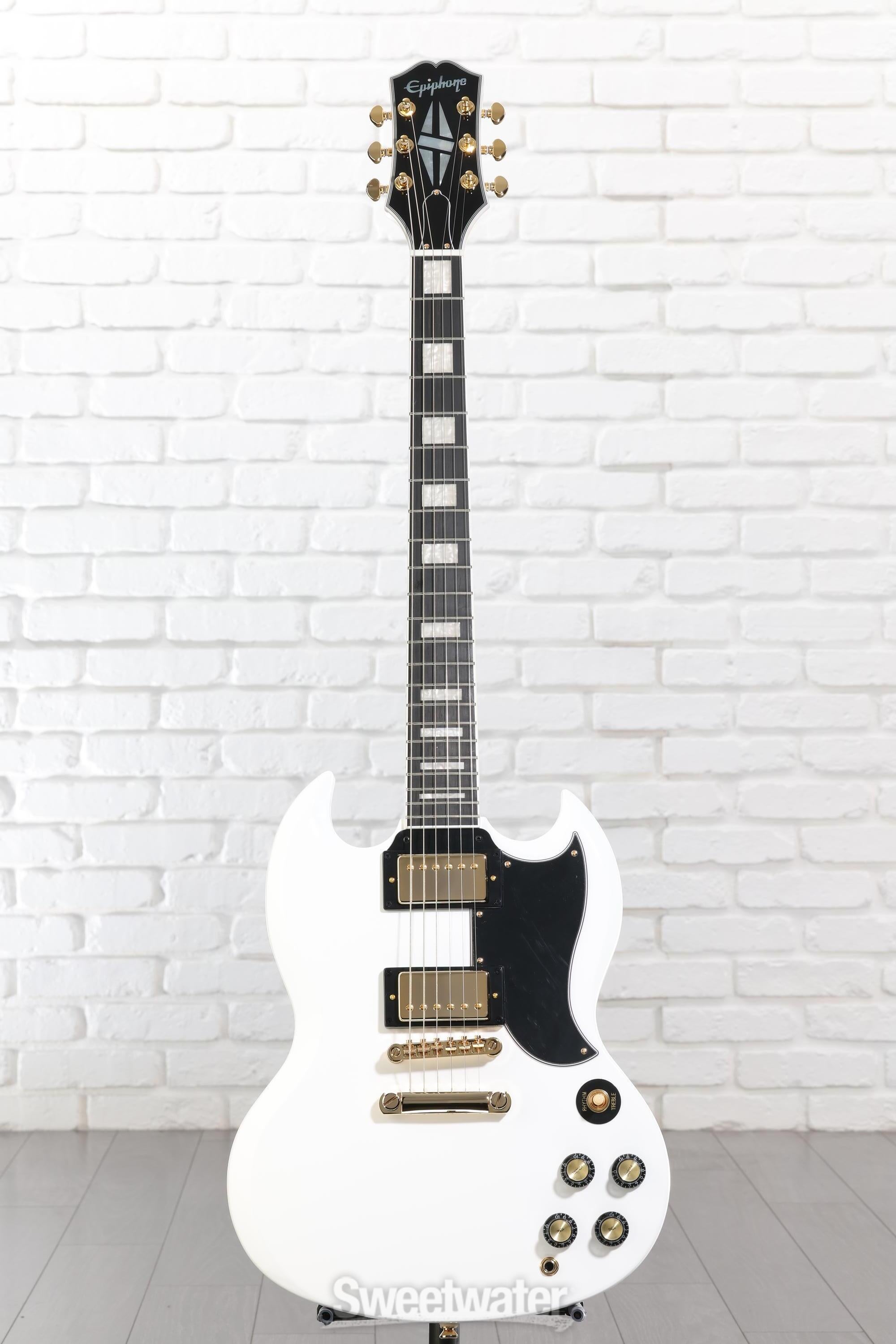 Epiphone SG Custom Electric Guitar - Alpine White | Sweetwater