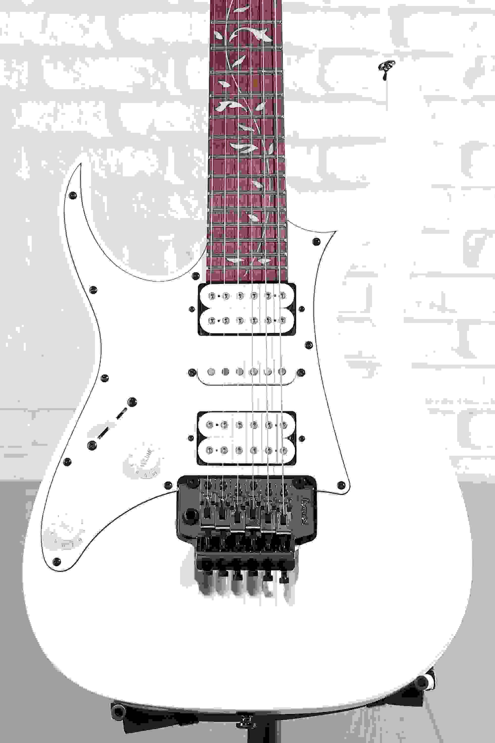 Ibanez Steve Vai Signature JEMJR Left-handed Electric Guitar - White