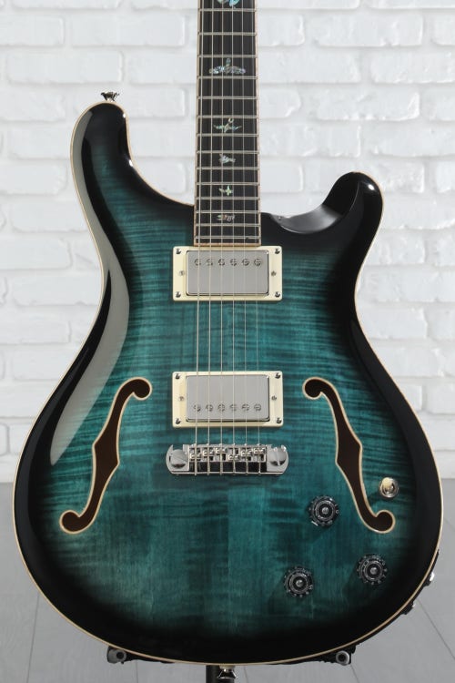 PRS SE Hollowbody II Piezo Electric Guitar - Peacock Blue
