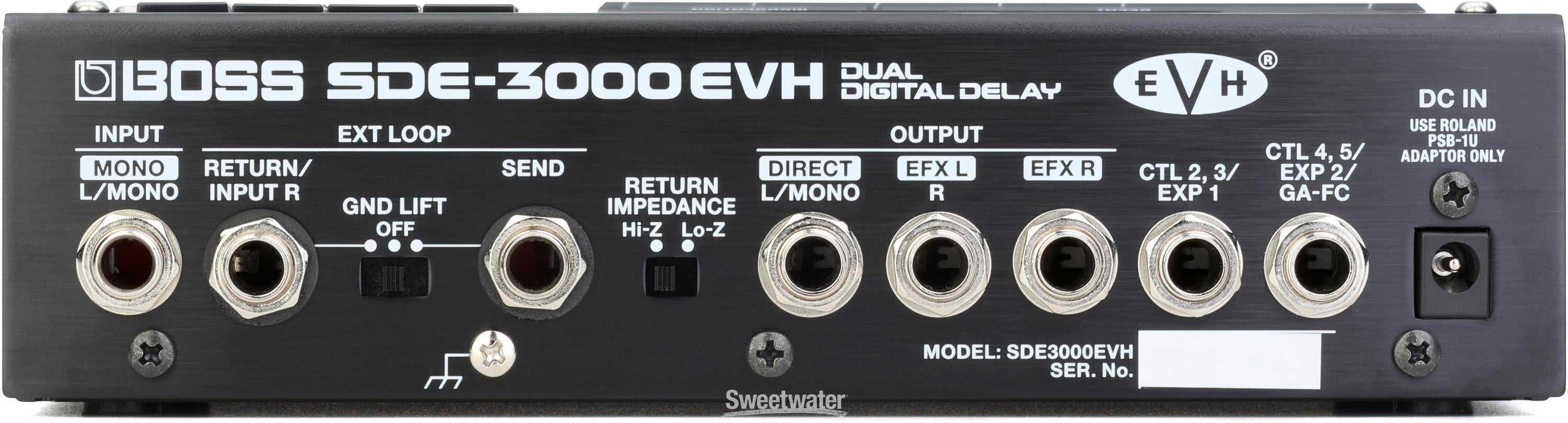 Boss SDE-3000EVH Dual Digital Delay Pedal | Sweetwater