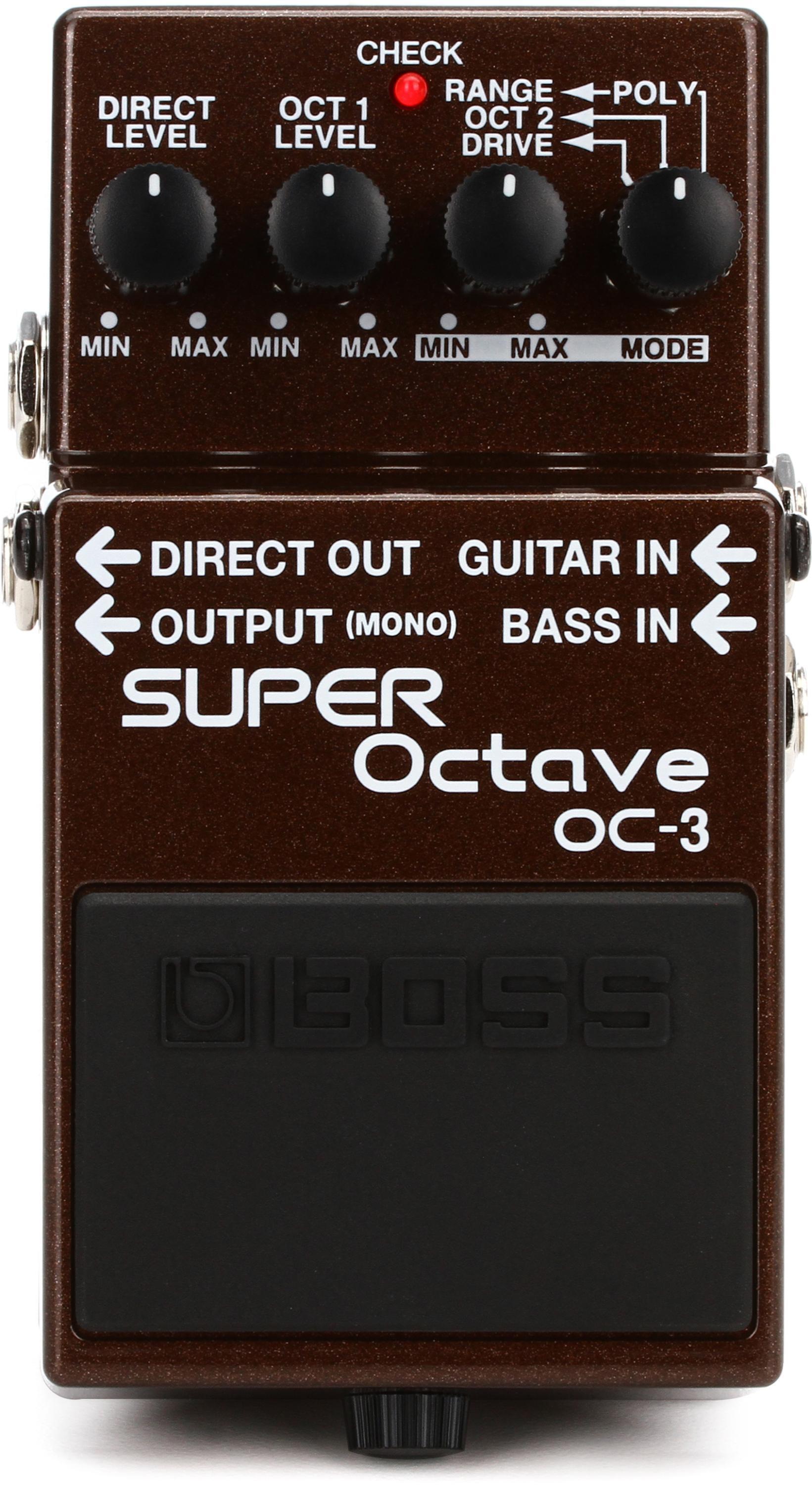 Boss OC-3 Dual Super Octave Pedal Reviews | Sweetwater