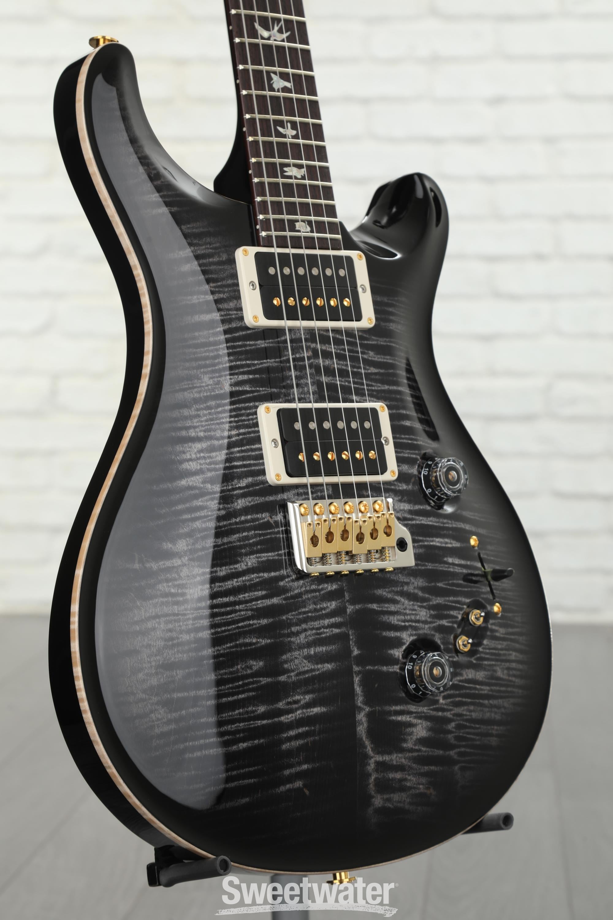 ギター PRS Custom 24-08 10top charcoal burst PRS Custom 24-08 Electric Guitar - Charcoal Burst 10-Top
