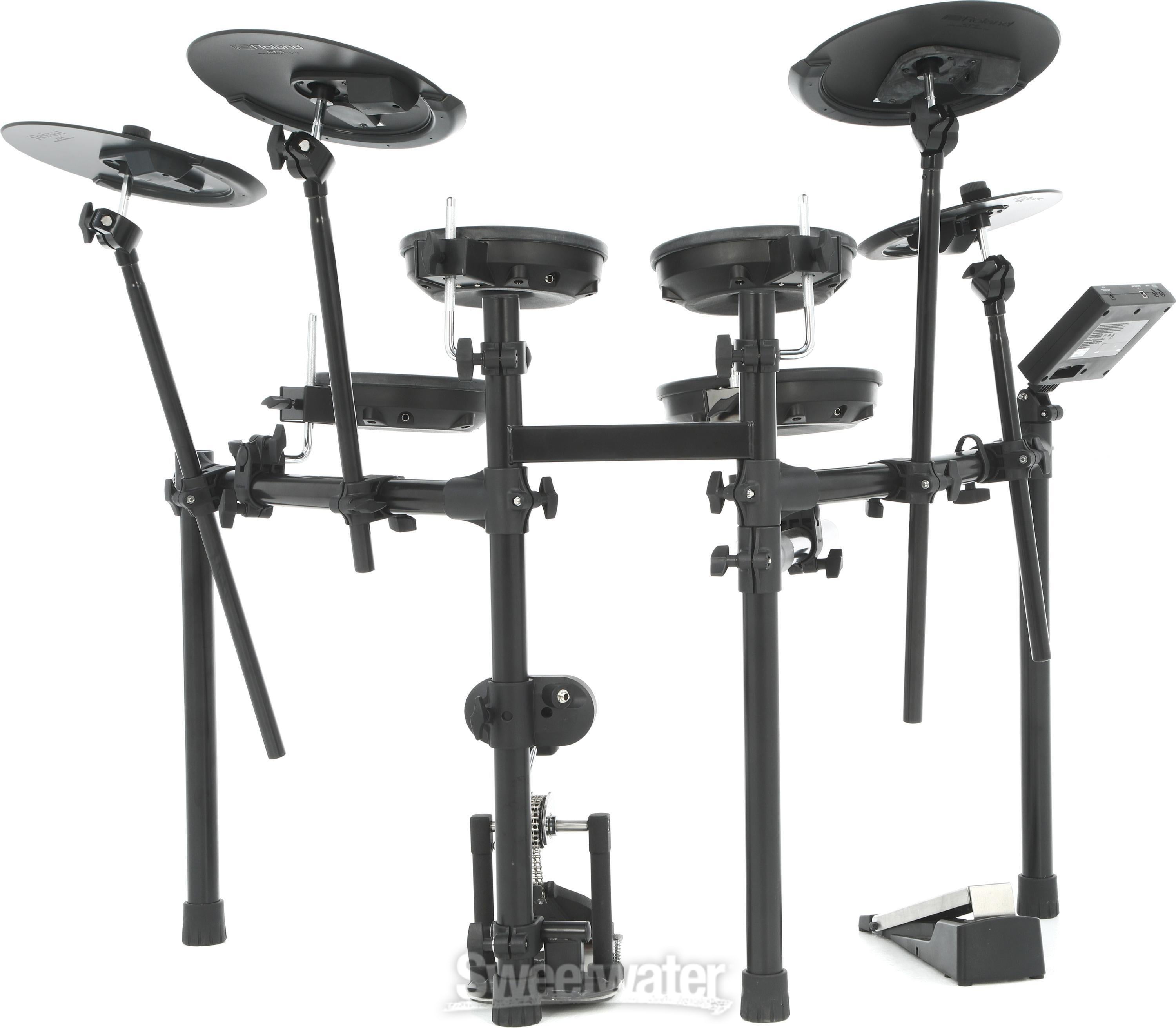 Roland V-Drums TD-07DMKX Electronic Drum Set with 12-inch Ride Cymbal Pad -  Bundle