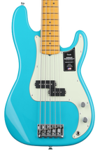 Fender American Professional II Precision Bass V - Miami Blue with