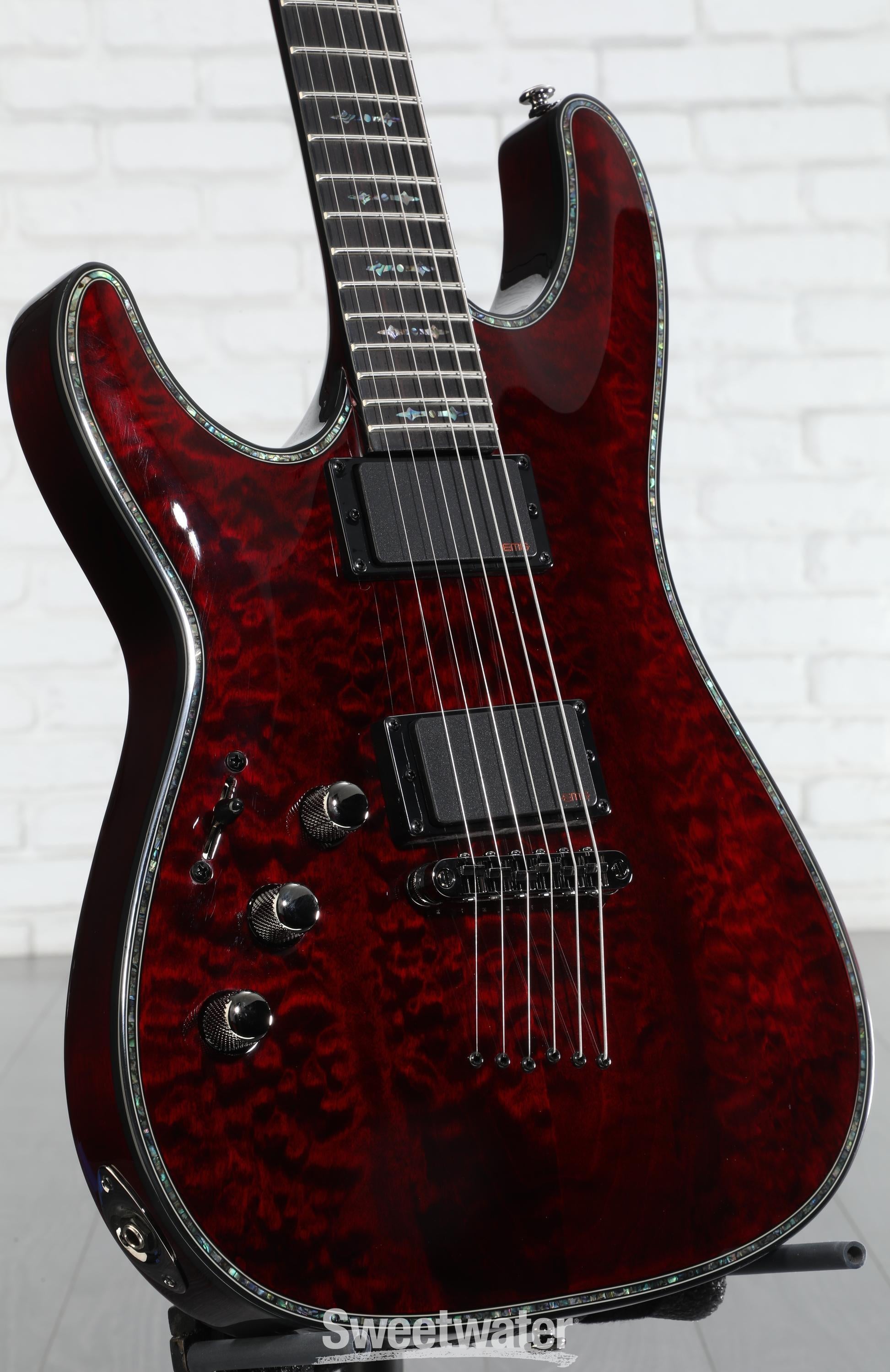 Schecter Hellraiser C-1 Left-handed - Black Cherry | Sweetwater