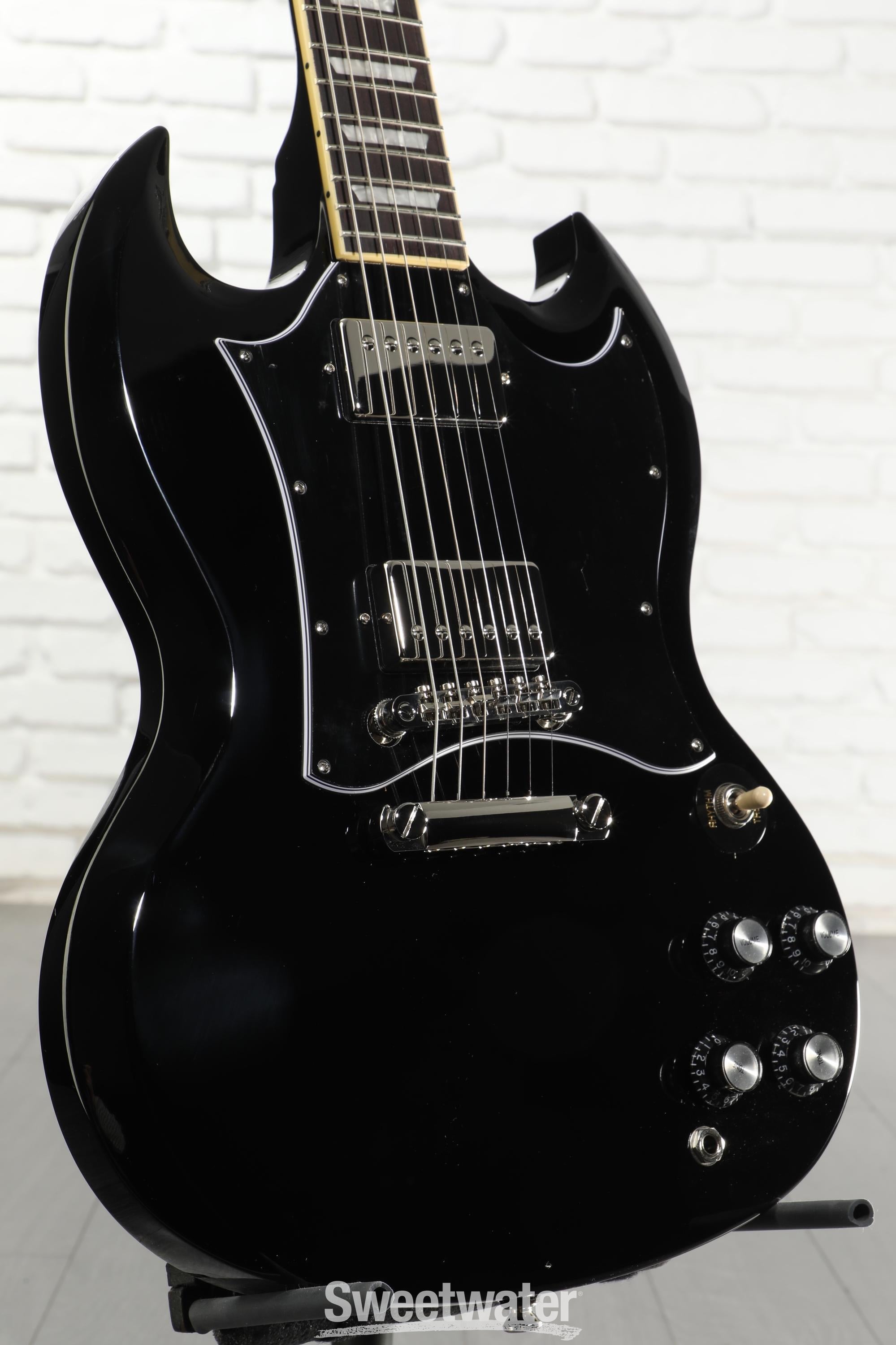 ギター Epiphone SG Standard Ebony Epiphone SG Standard Electric Guitar - Ebony | Sweetwater