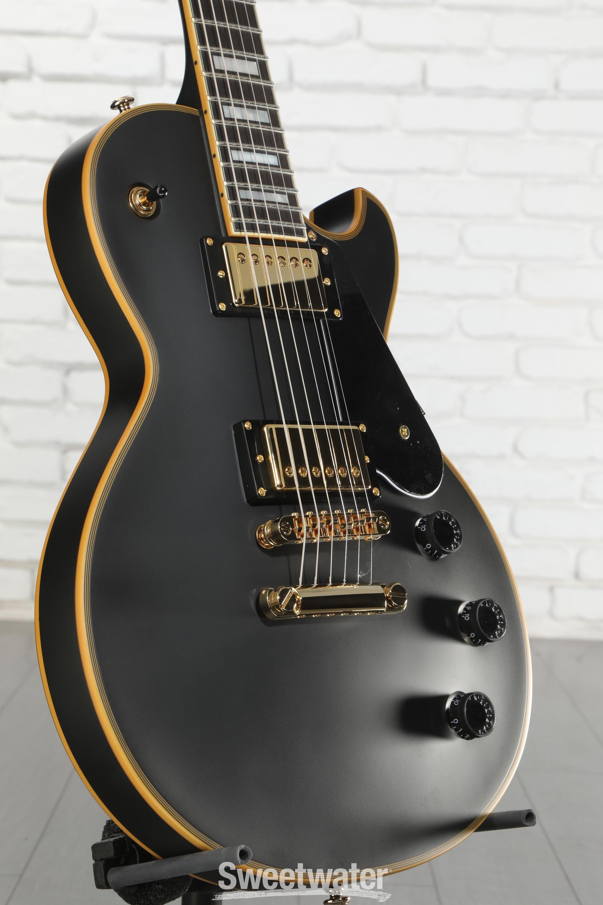 Schecter Solo-II Custom Electric Guitar - Aged Black Satin
