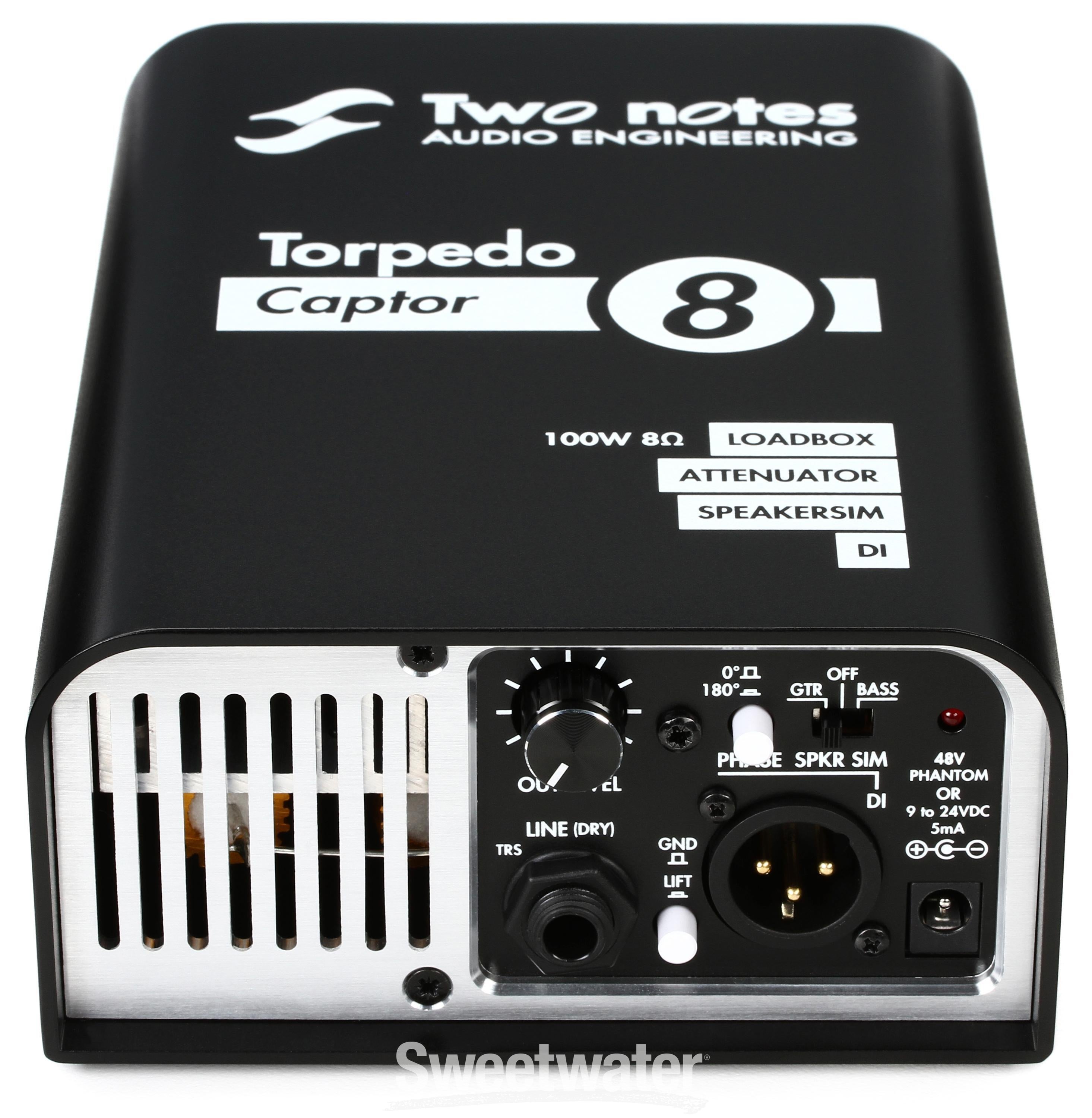 Two Notes Torpedo Captor Reactive Loadbox DI and Attenuator - 8 