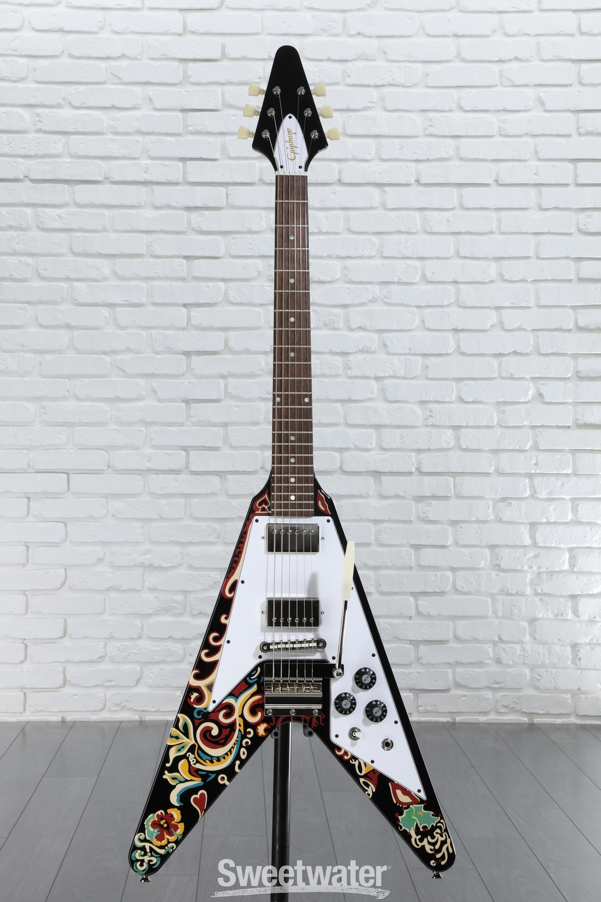 ギター Epiphone Jimi Hendrix Love Drops FlyingV Epiphone Jimi Hendrix Signature 