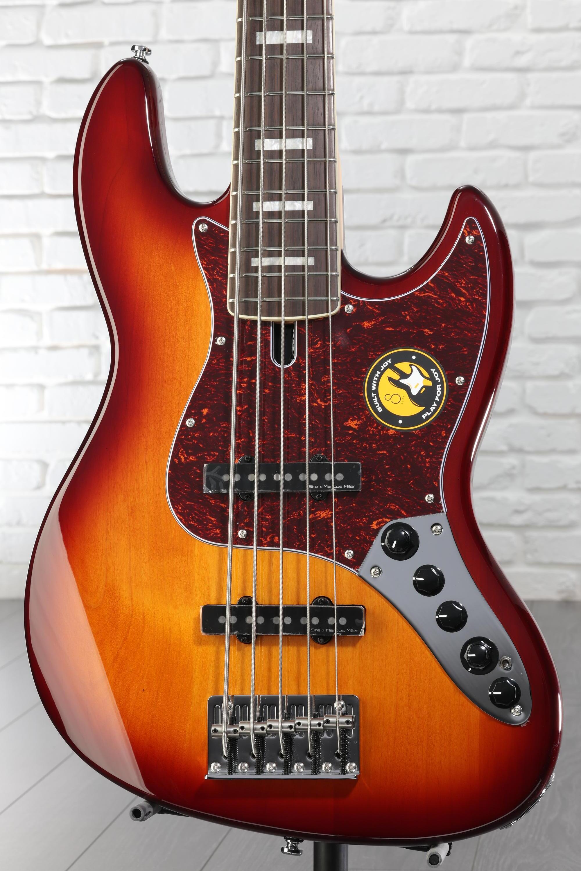 最終値下げ Sire Marcus Miller V7 Alder 5st FL Sire Marcus Miller V7 Alder 5-string Bass Guitar - Bright Metallic