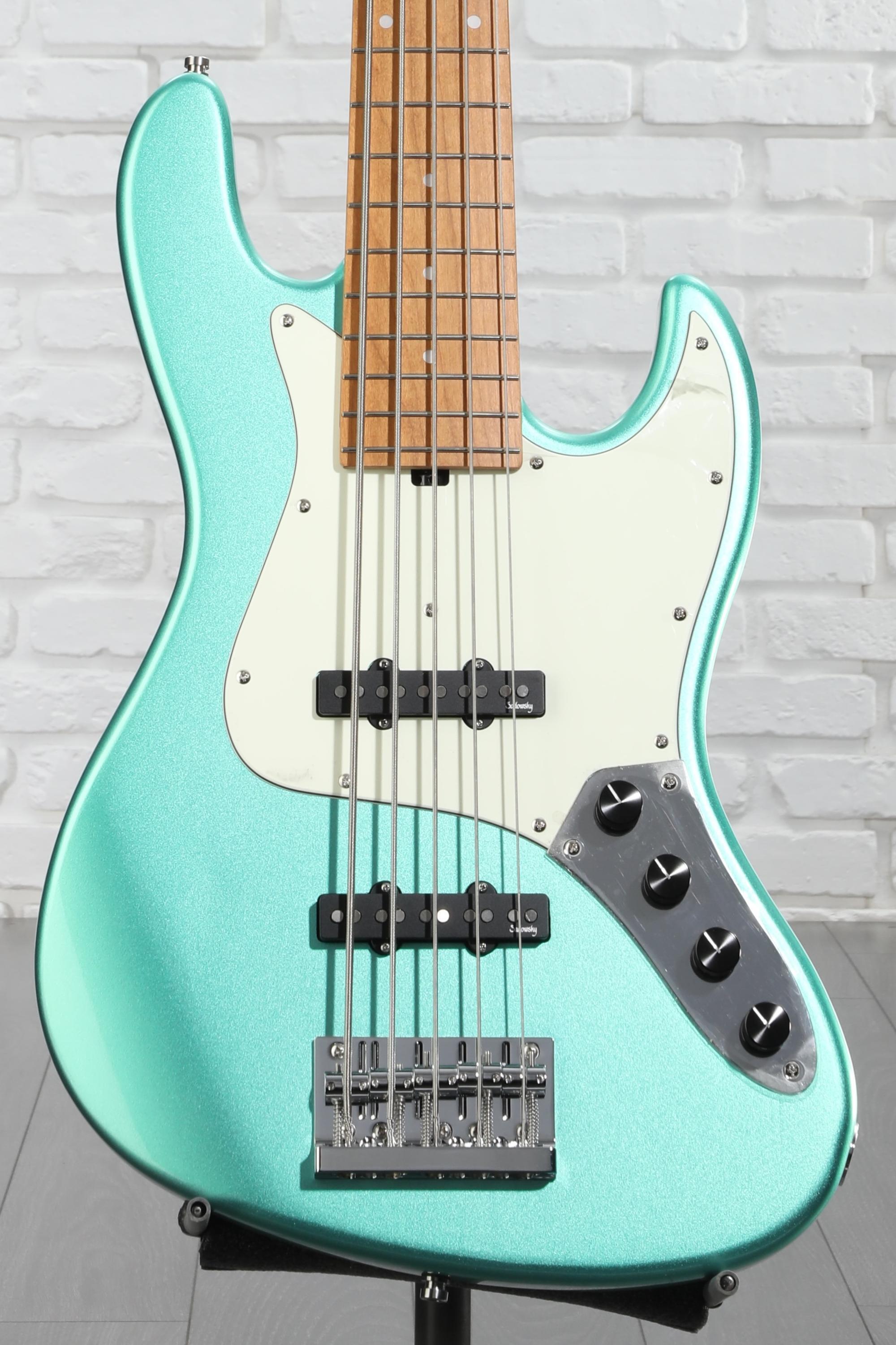 Sadowsky MetroExpress 21-fret Vintage JJ Bass, 5-string - Sage