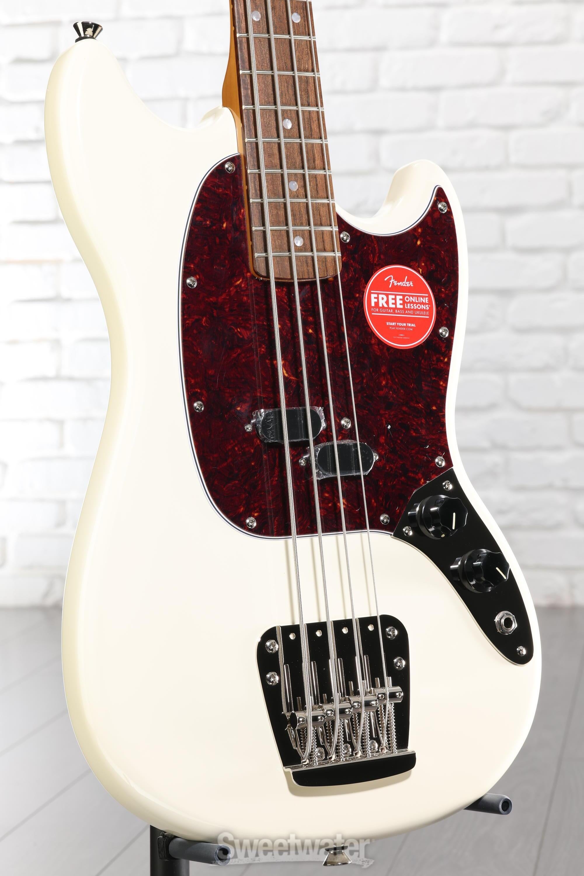 Squier Classic Vibe '60s Mustang Bass - Olympic White | Sweetwater
