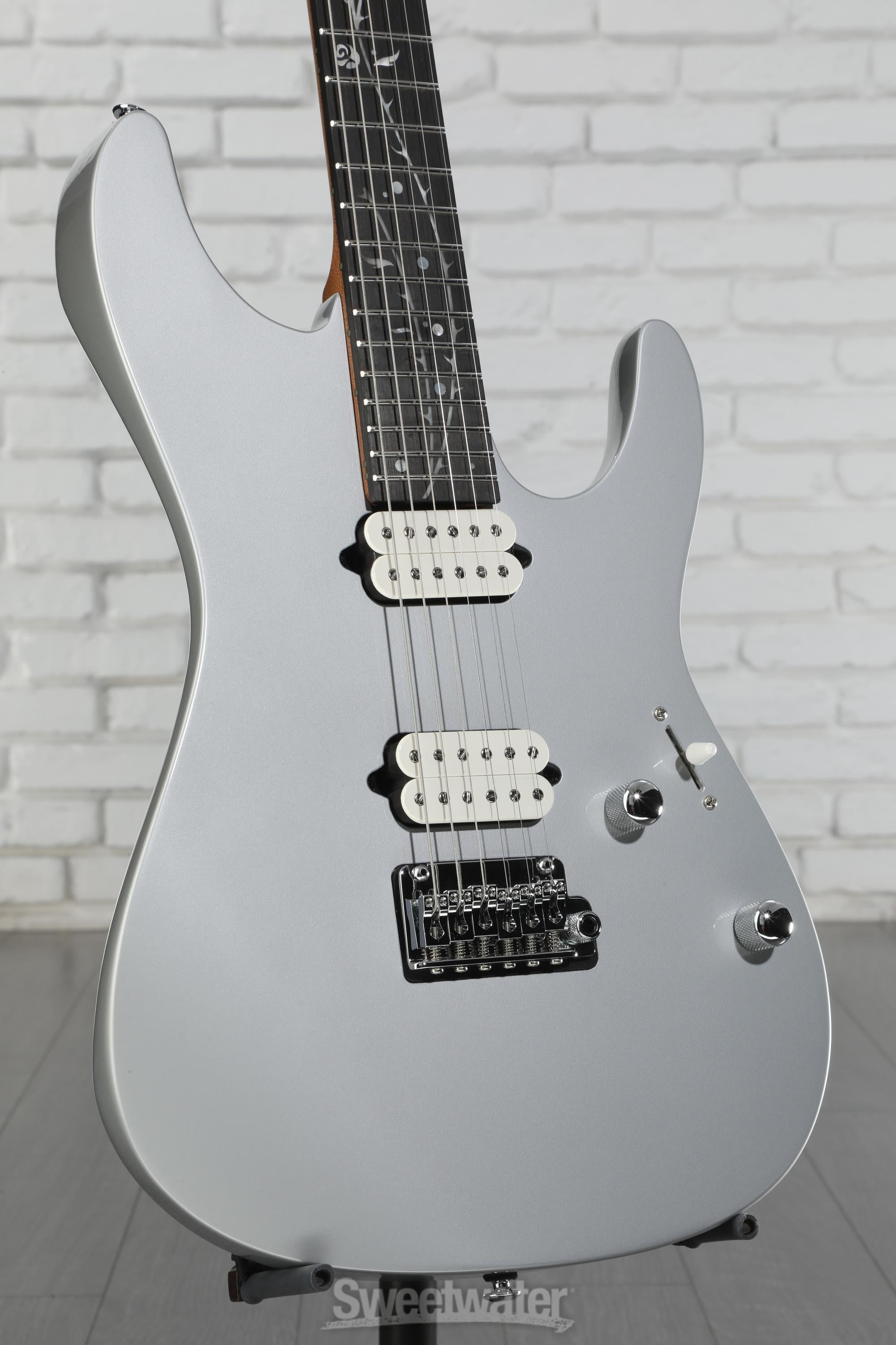 Ibanez TOD10 Tim Henson Signature Electric Guitar - Classic Silver