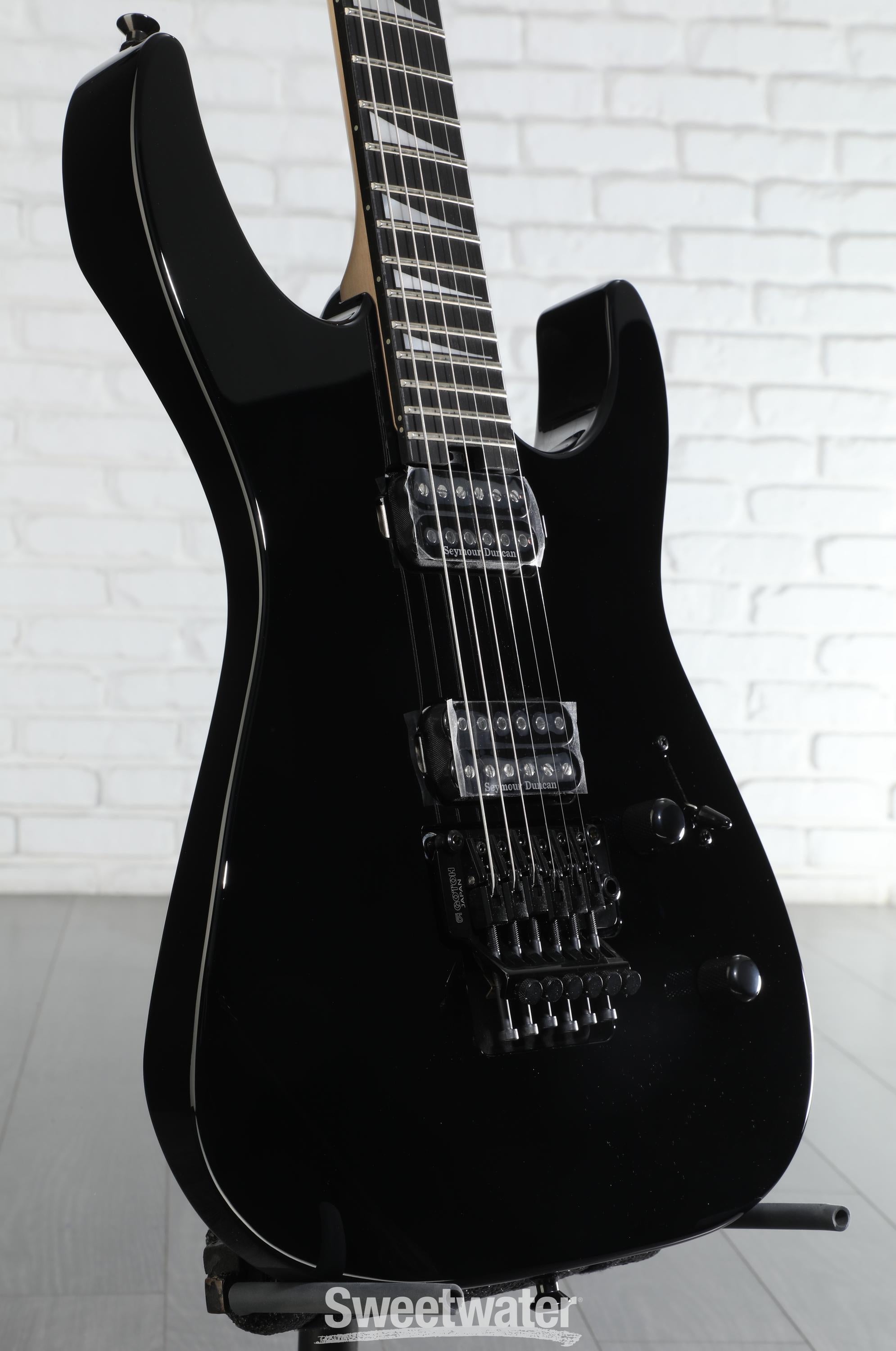 Jackson MJ Series Dinky DKR Electric Guitar - Gloss Black | Sweetwater