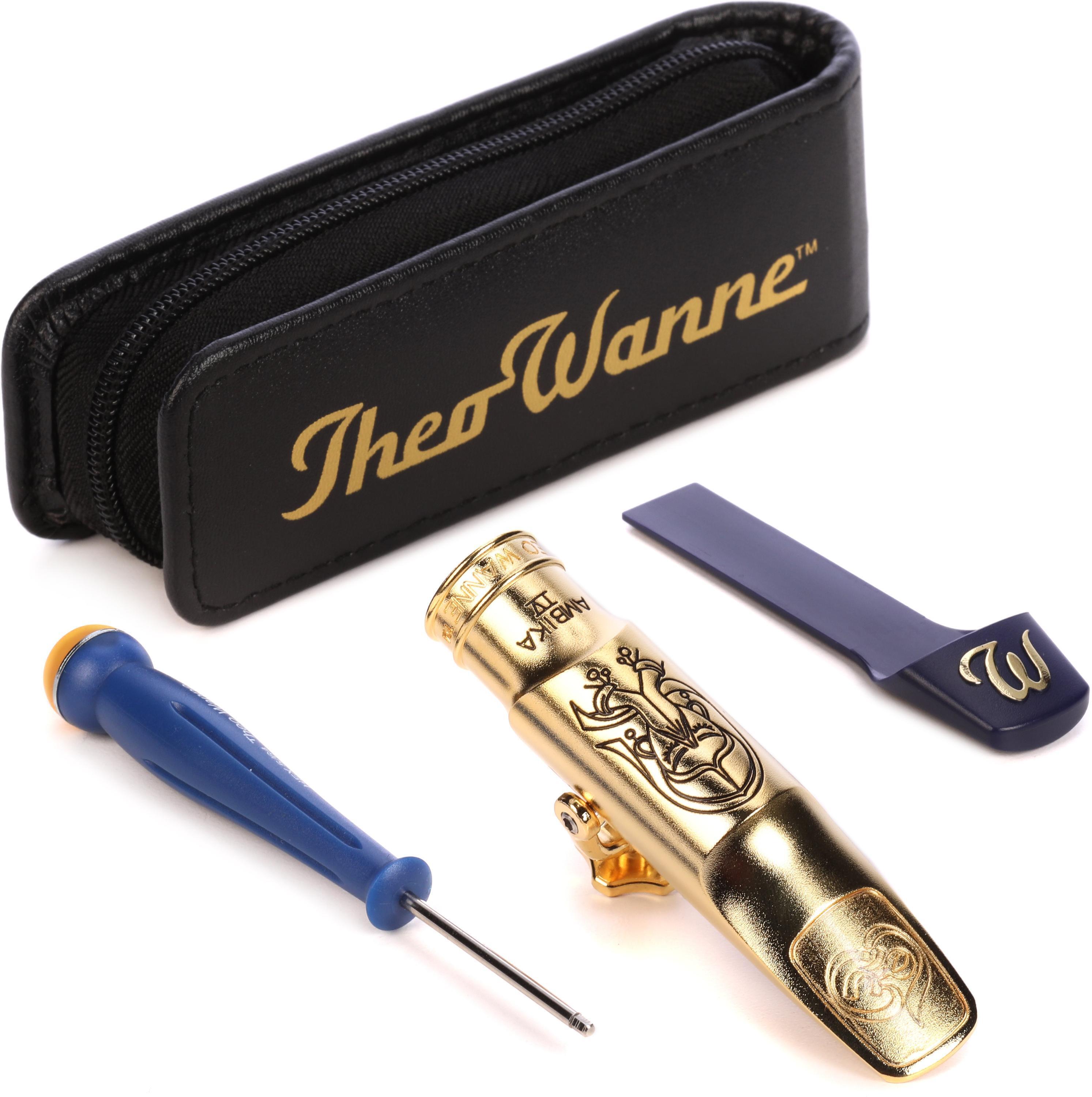 Theo Wanne AMBIKA 4 Tenor Saxophone Mouthpiece - 6*, Gold-plated