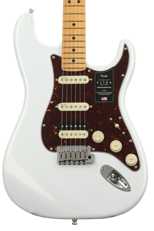 Fender American Ultra Stratocaster HSS - Arctic Pearl with