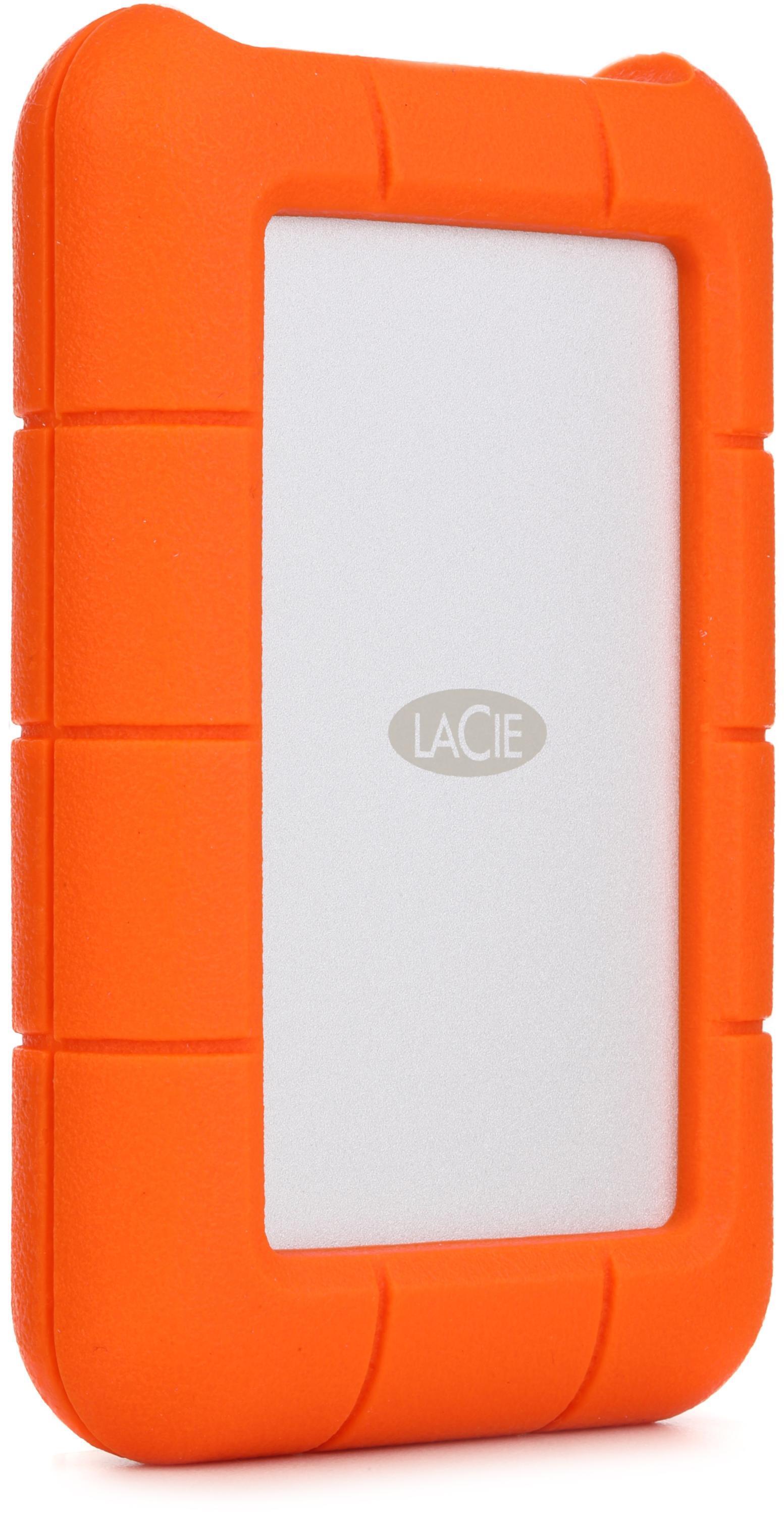 LaCie Rugged USB-C 4TB Portable Hard Drive | Sweetwater