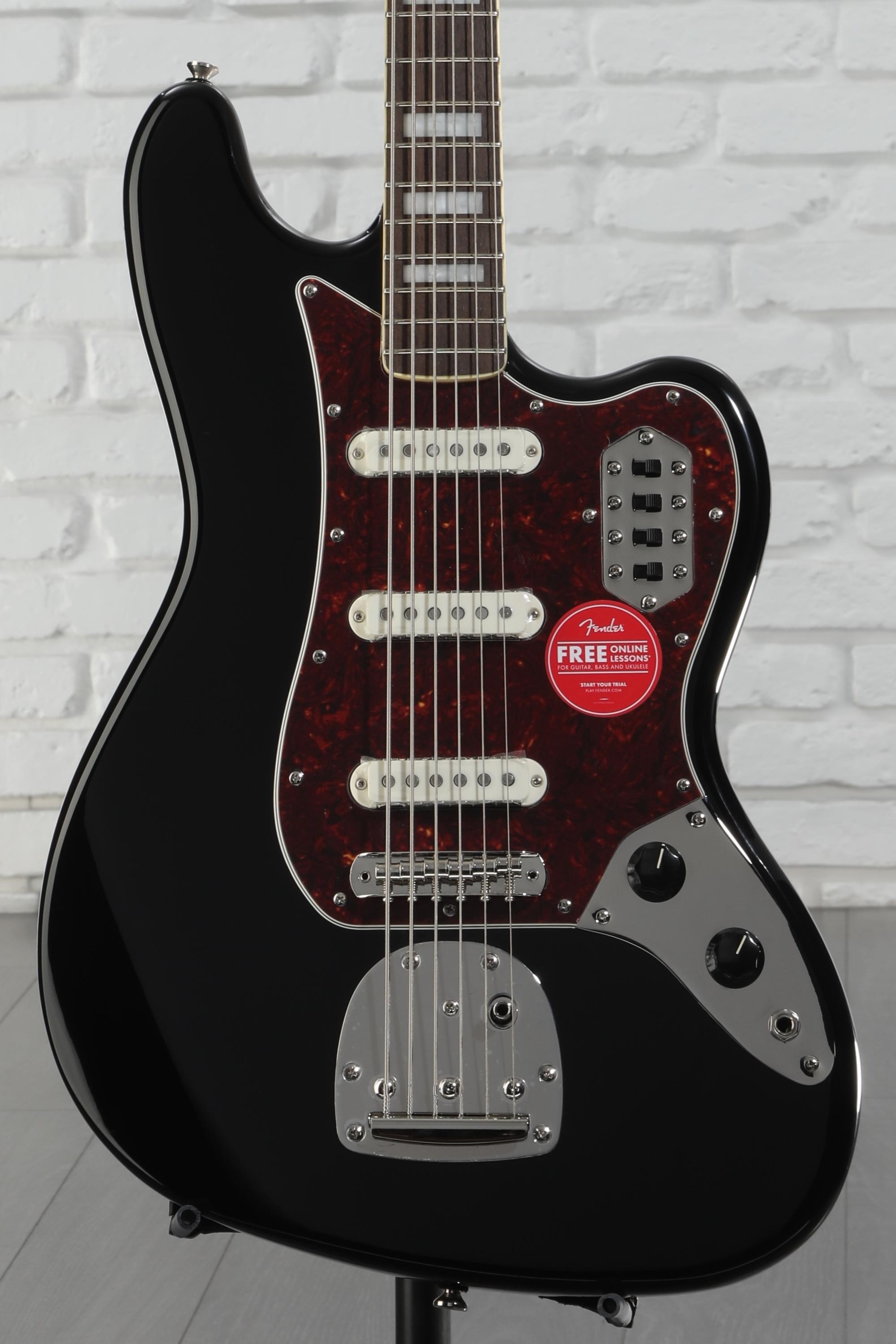ベース Squier by Fender Classic Vibe Bass VI Squier Classic Vibe Bass VI Guitar Black | Guitar Center