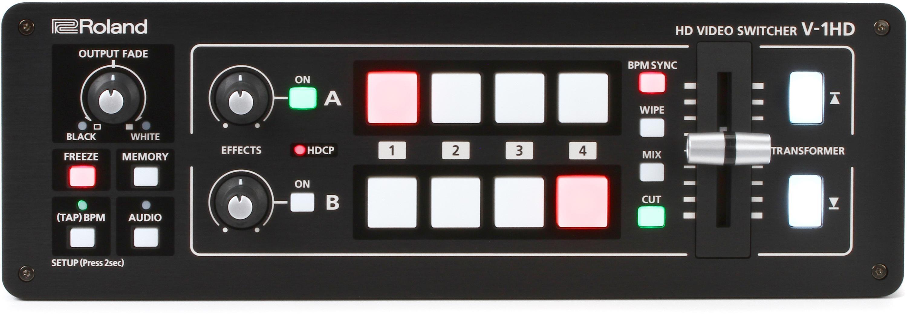 V-1HD 4-channel HD Video Switcher - Sweetwater