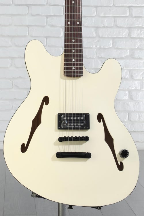 Fender Tom DeLonge Starcaster Semi-hollowbody Electric Guitar - Satin Olympic White