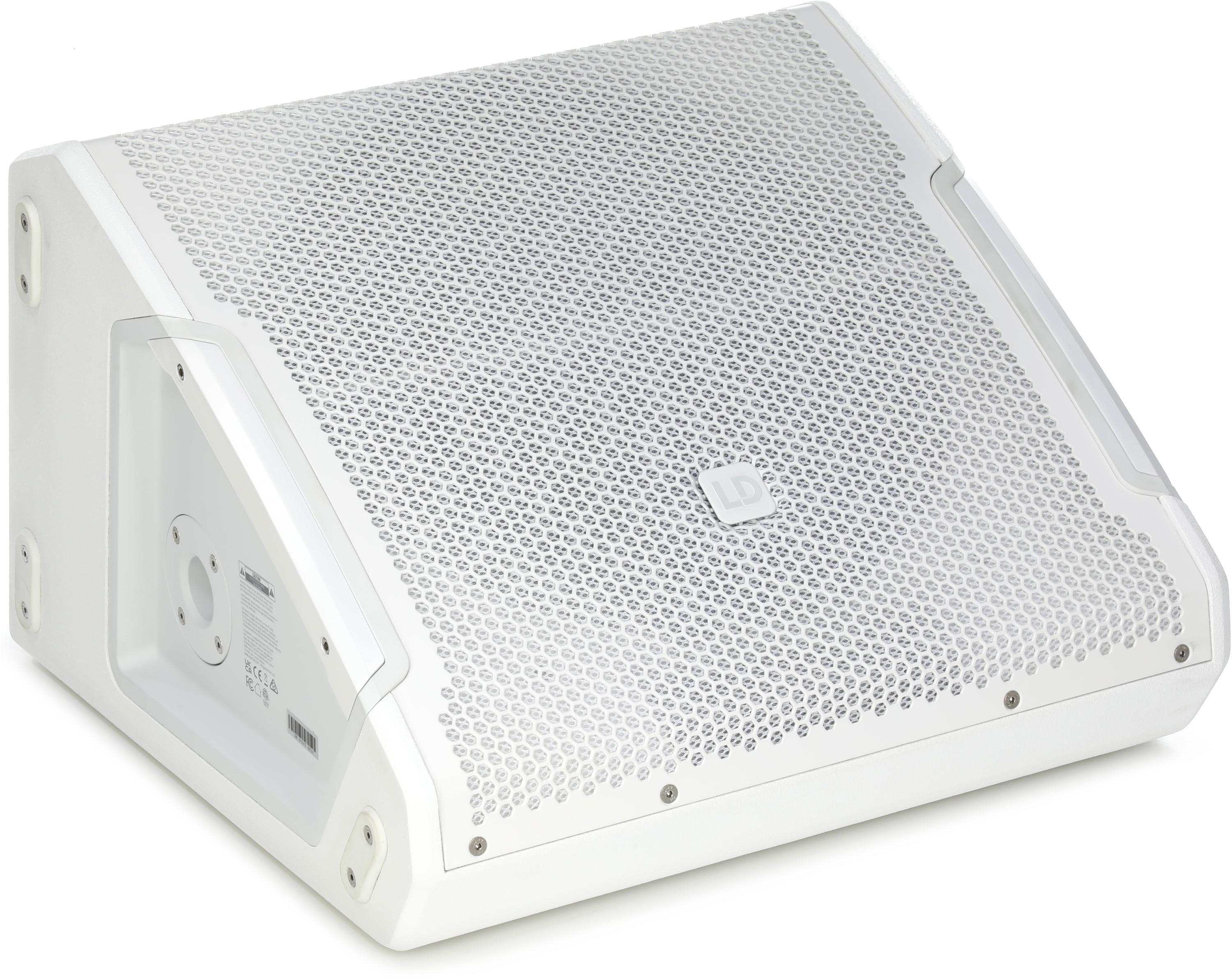Photo of LD Systems MON 15 A G3 1,200W 15-inch Powered Coaxial Stage Monitor - White