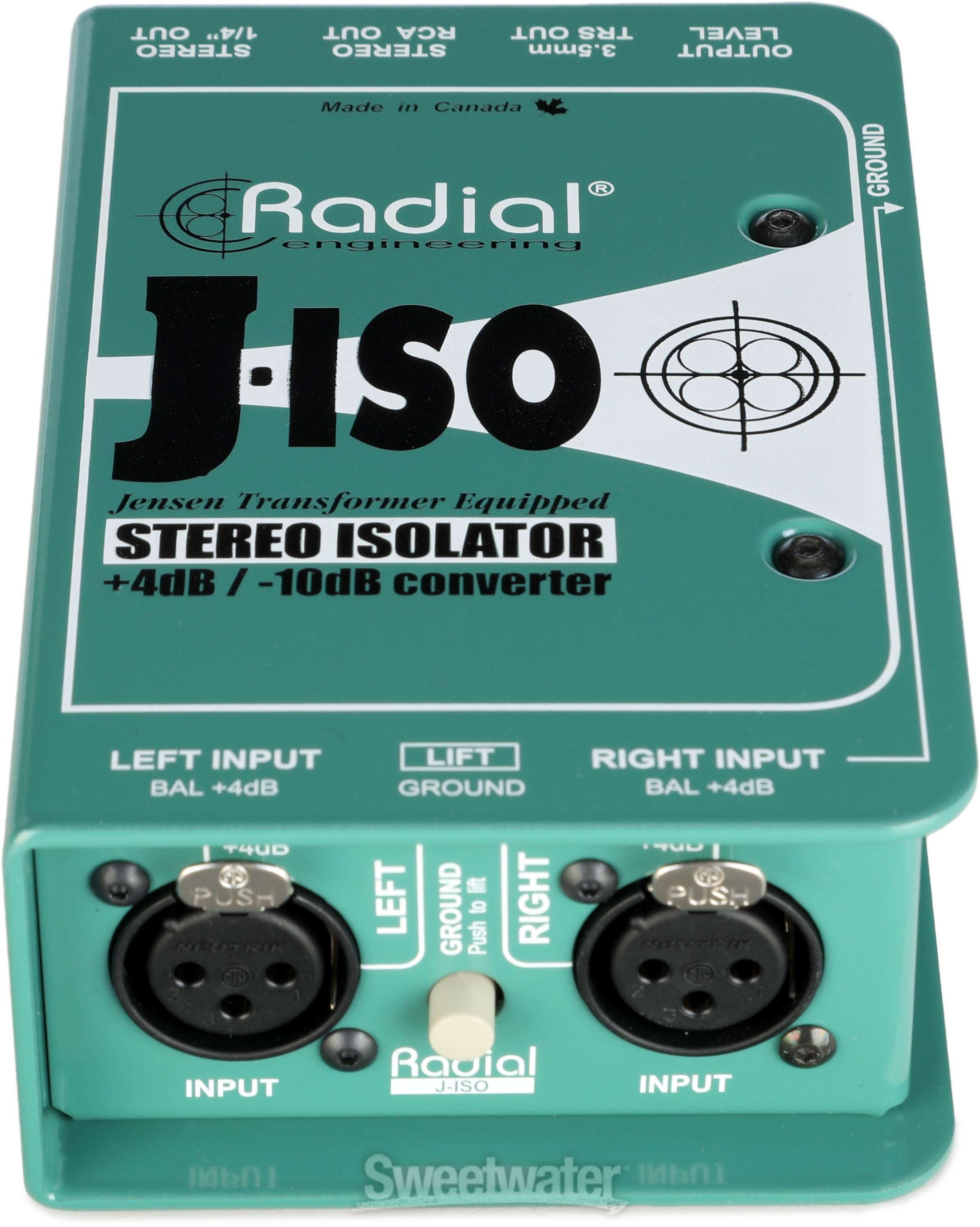 配信機器・PA機器・レコーディング機器 Radial J-Iso (STEREO ISOLATOR) J-Iso - Radial Engineering