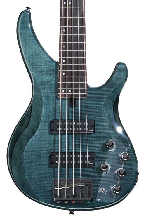 Yamaha TRBX605FM 5-string Bass Guitar - Indigo Blue | Sweetwater
