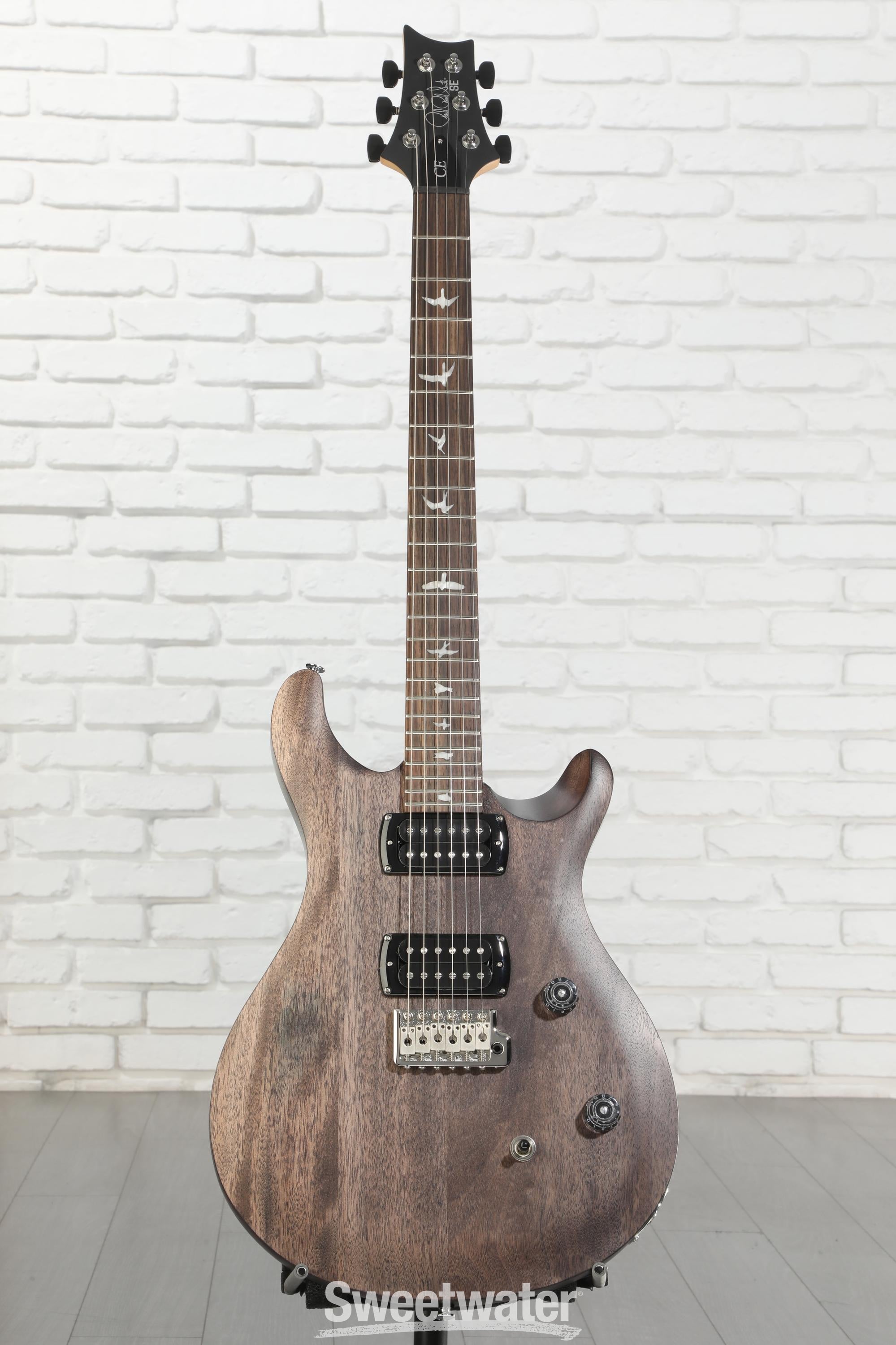 ギター PRS SE CE 24 Standard Satin Charcoal STD PRS SE CE 24 Standard Satin Electric Guitar - Charcoal Satin