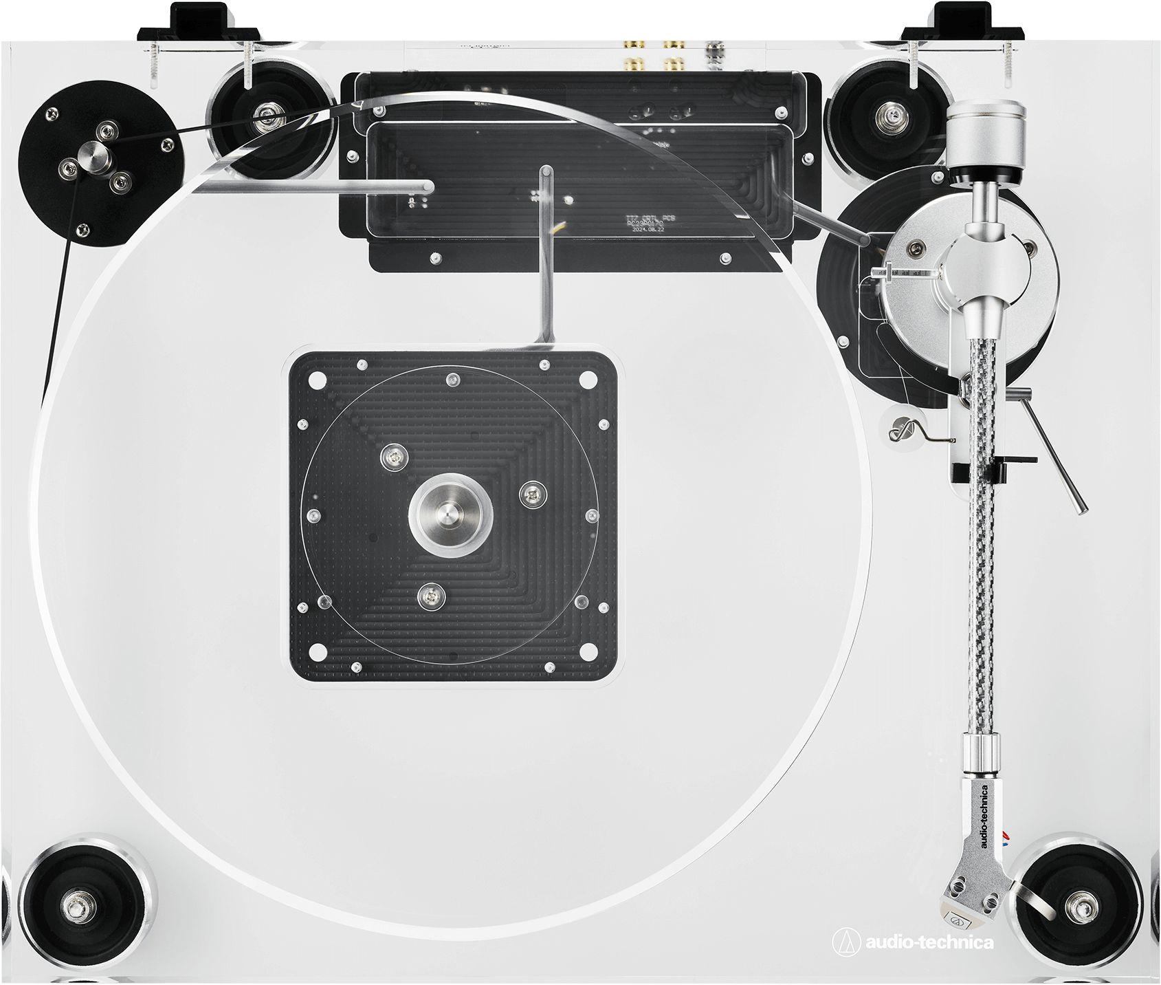 Audio-Technica AT-LPA2 Turntable - Transparent Acrylic | Sweetwater