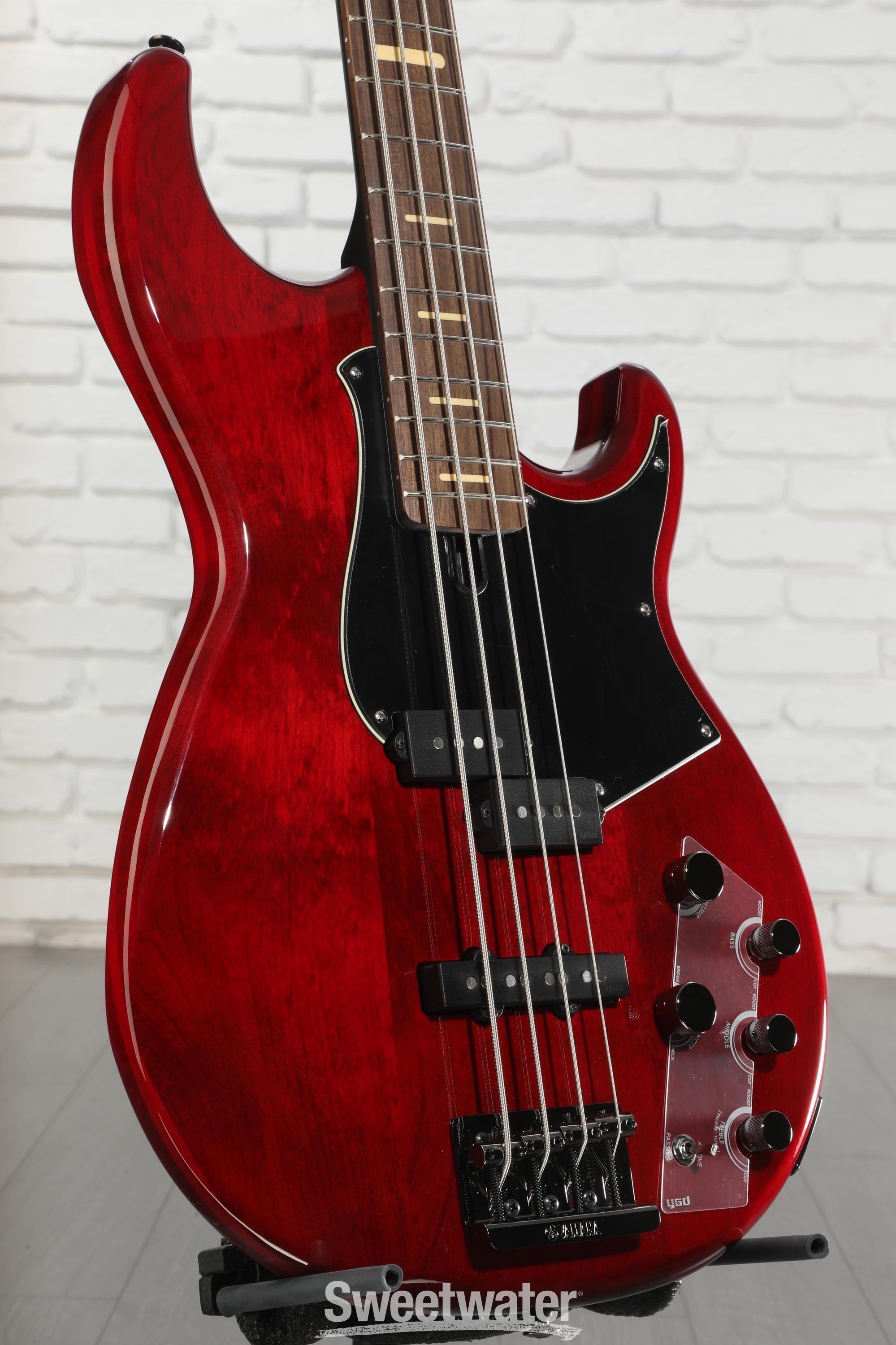 Yamaha BB734A 4-string Bass Guitar - Fired Red | Sweetwater