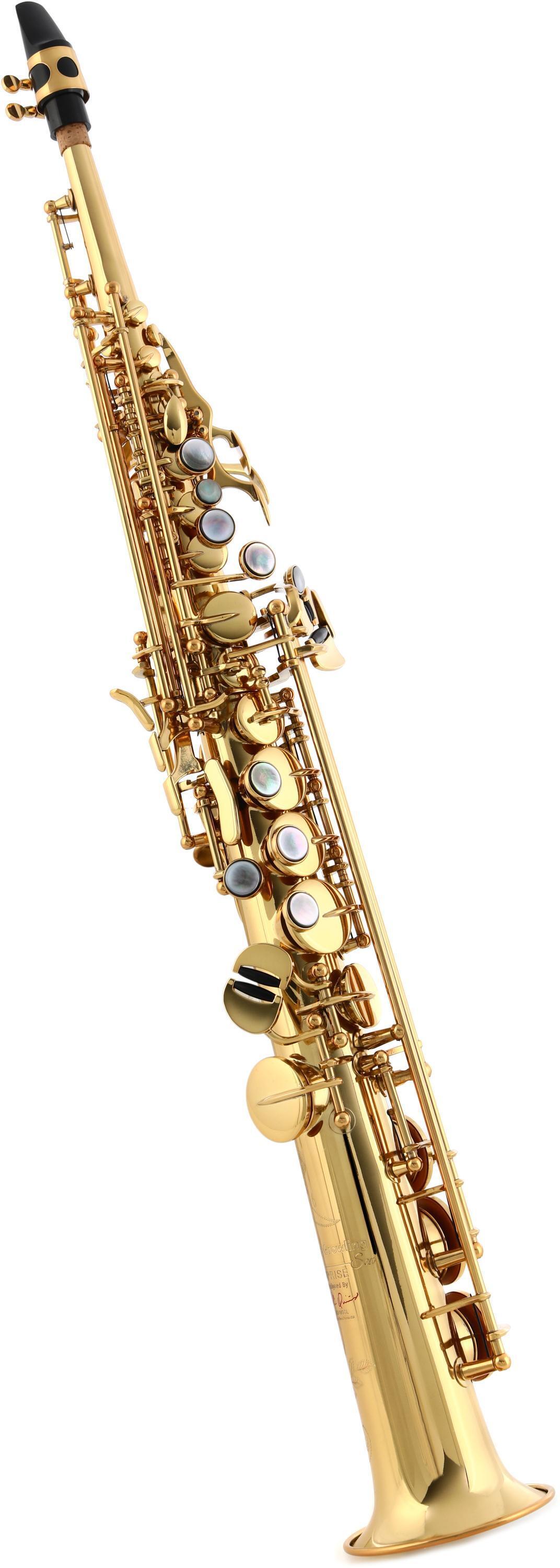 Growling Sax Uprise Series Gen 2 Soprano Saxophone Gold Lacquer