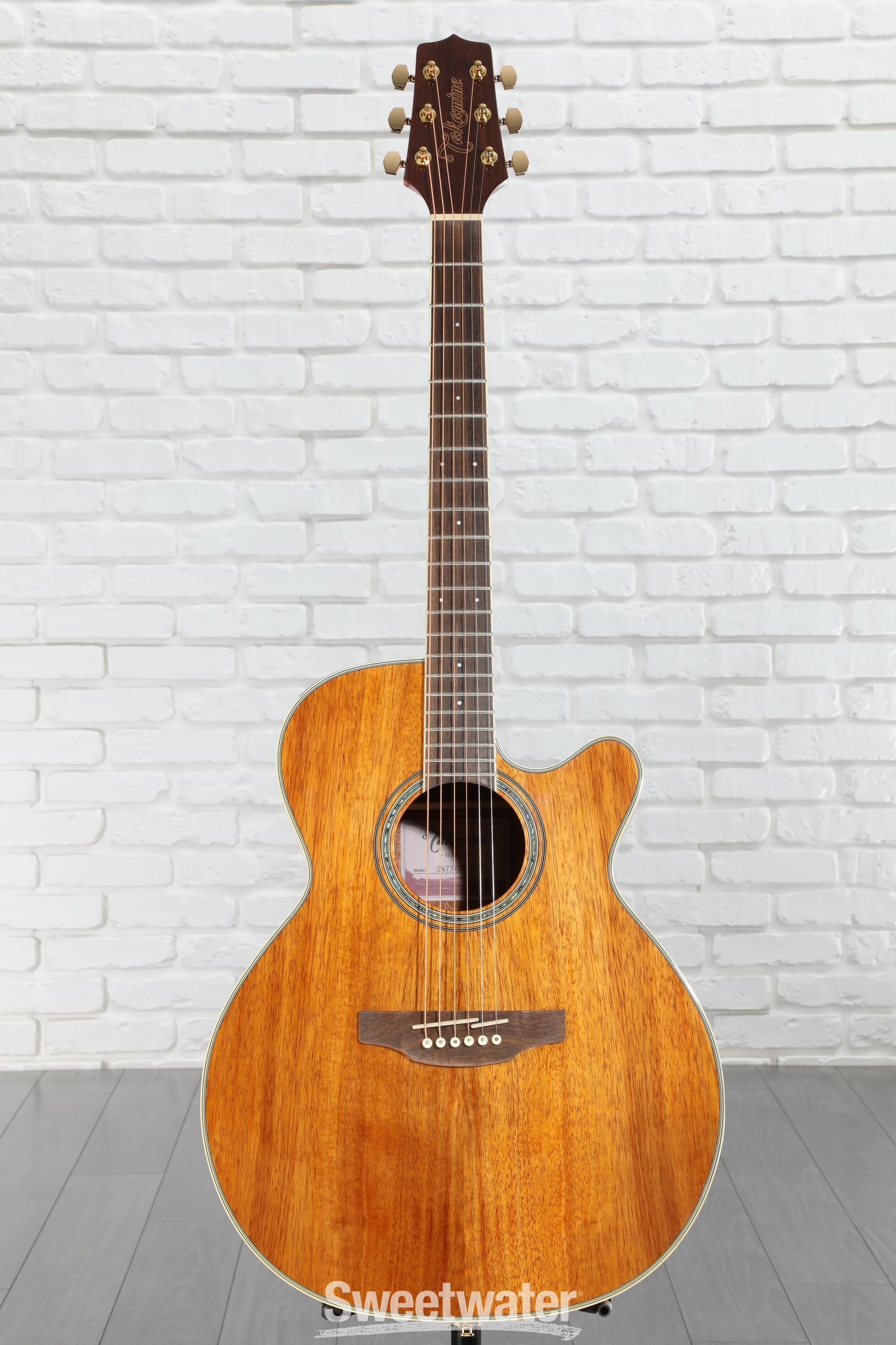 Takamine GN77KCE NEXC Acoustic-Electric - Koa Reviews | Sweetwater