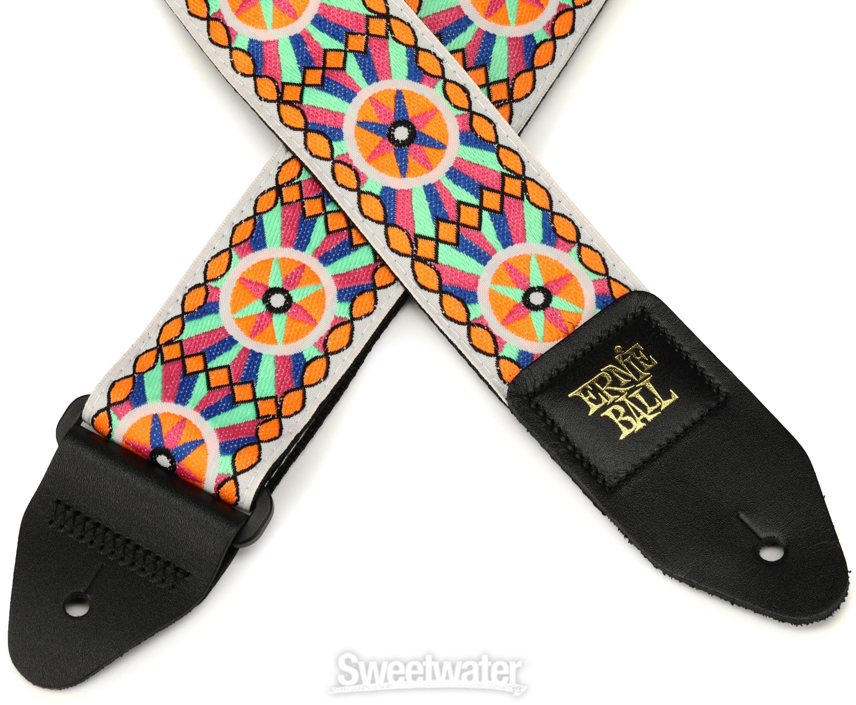 Ernie Ball Jacquard Guitar Strap - Candy Sun | Sweetwater